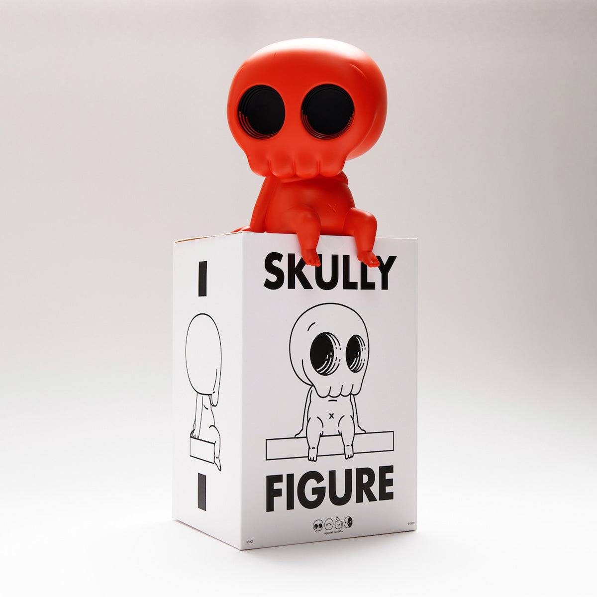 Mike Mitchell SKULLY Vinyl Figure - Limited Edition Red Variant Collectible for Home Decor & Pop Culture Display