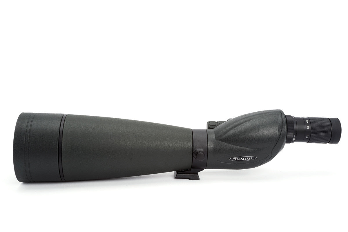 TrailSeeker 22 67x100mm Straight Zoom Spotting Scope - High Power Magnification for Bird Watching, Hunting & Outdoor Adventures - Waterproof & Fogproof Design for Hiking, Camping & Wildlife Observation