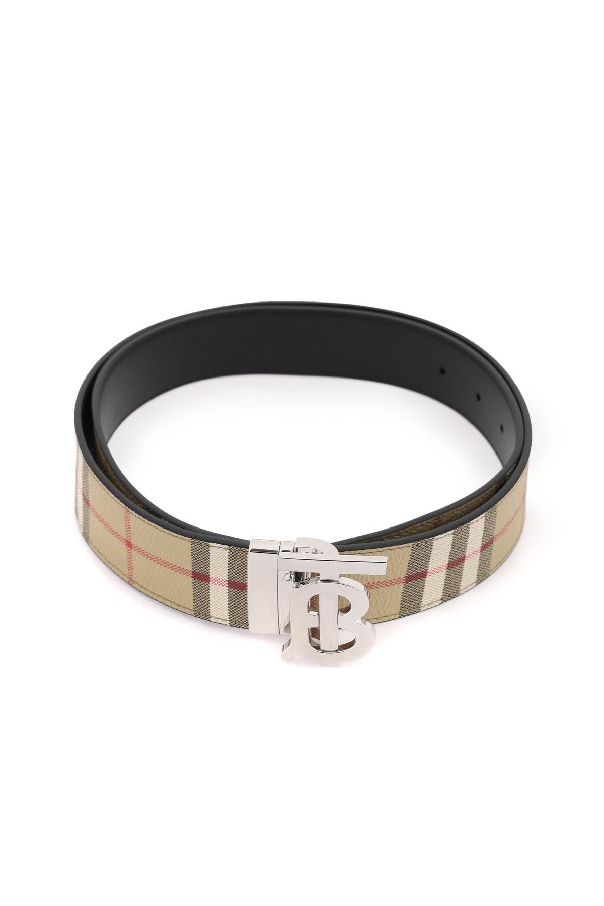 Burberry Reversible Check Belt for Men & Women - Classic Plaid Design for Casual & Formal Outfits | Perfect for Office, Travel & Everyday Wear