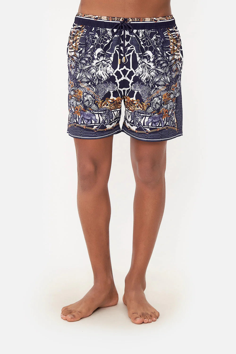 Elastic Waist Boardshorts - Comfortable Swim Trunks for Men | Perfect for Beach, Pool, and Summer Activities