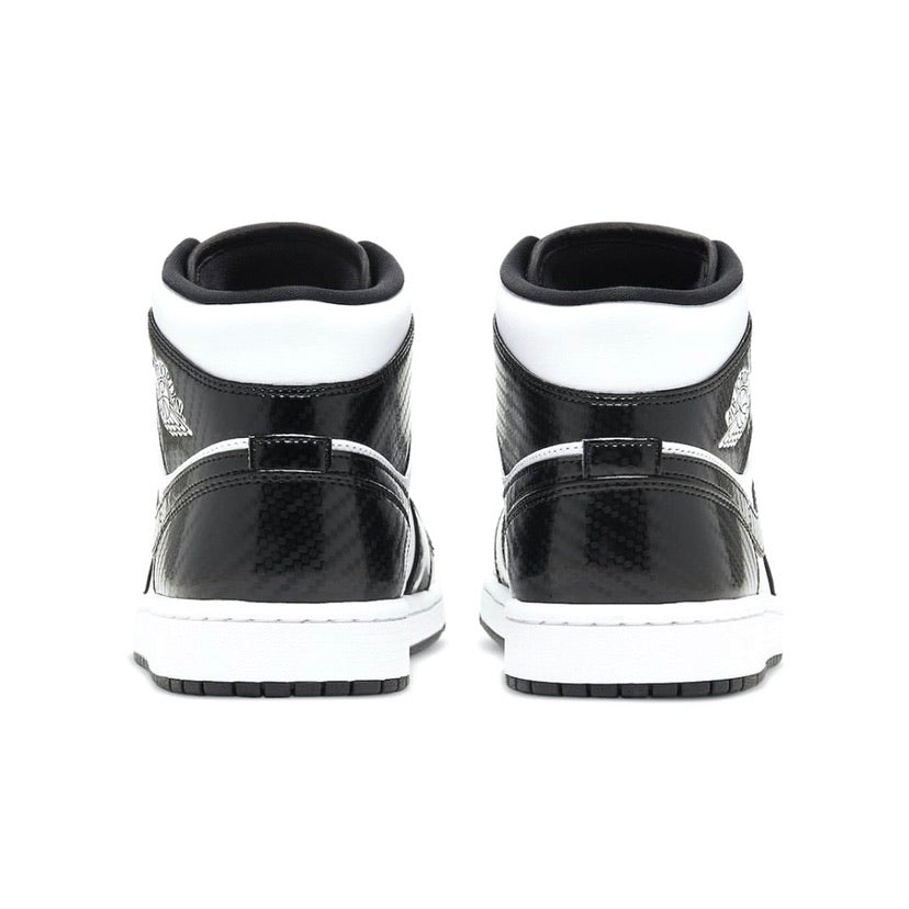 Air Jordan 1 Mid GS Carbon Fiber All Star 2021 Basketball Shoes - Stylish Sneakers for Women & Girls - Perfect for Basketball Games, Streetwear Fashion & Casual Outfits
