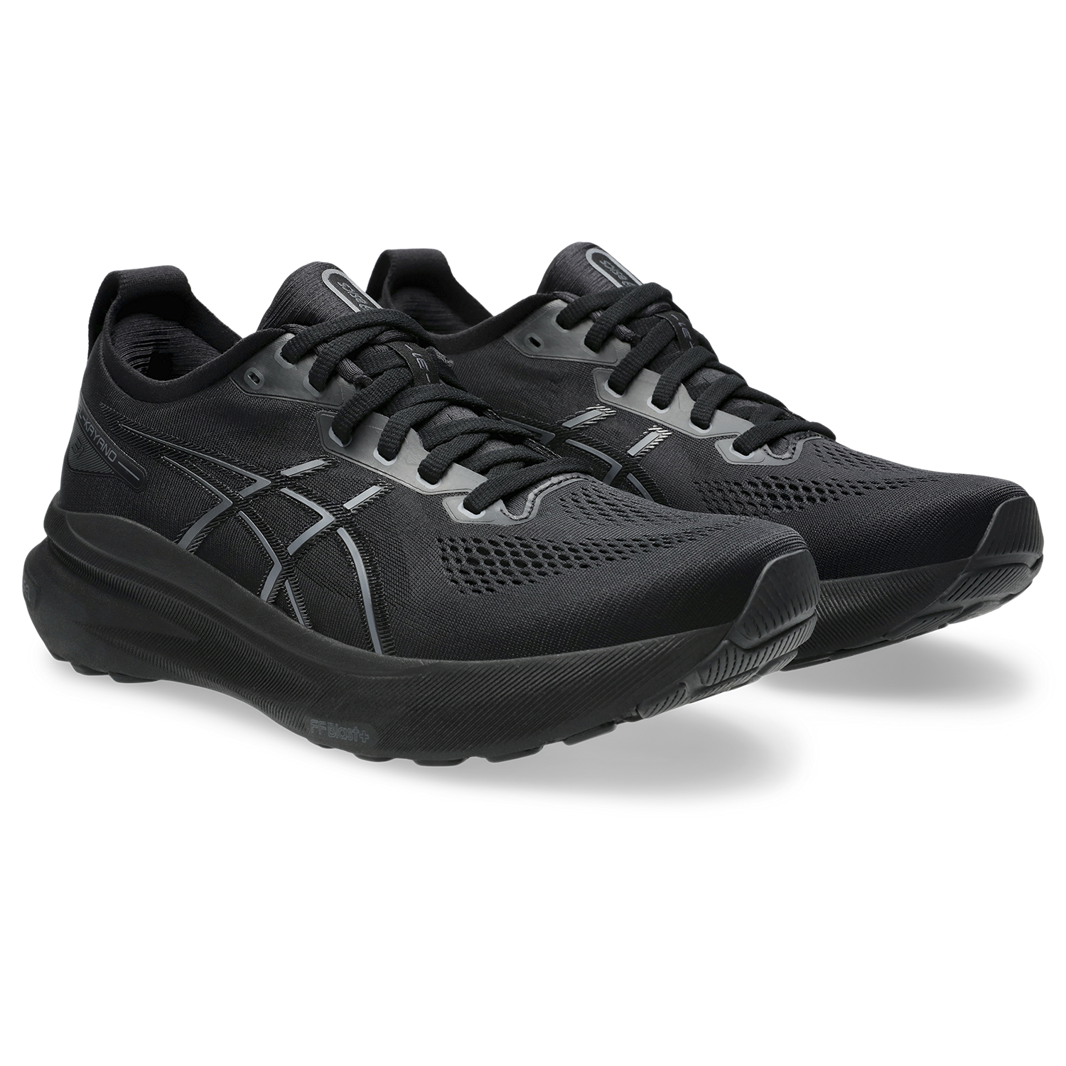 ASICS Men's GEL-Kayano 31 Running Shoes - Black/Black (001) - Premium Cushioned Support for Long-Distance Running & Marathon Training