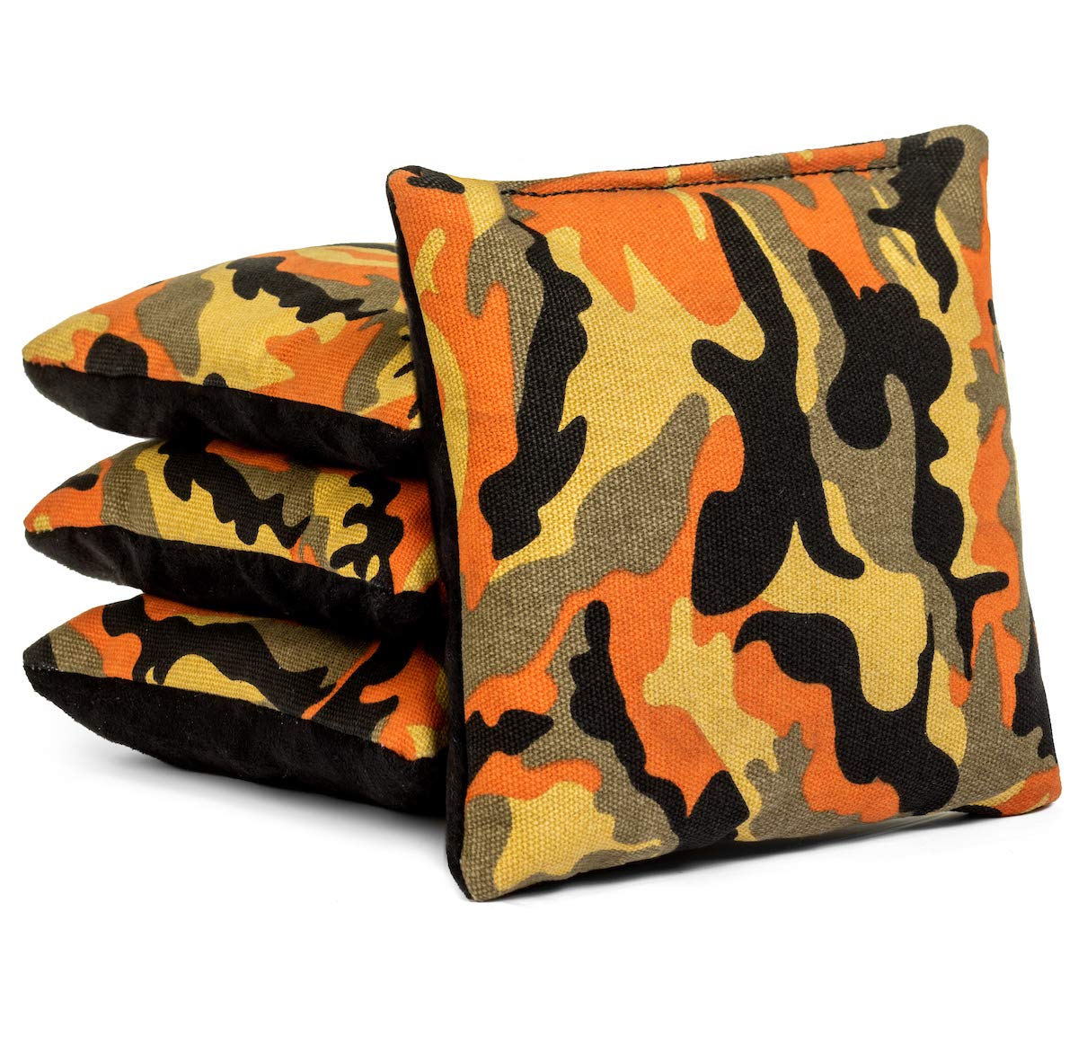Premium All-Weather Cornhole Bags Set - 4 Regulation Size Stick & Slick Bags for Tailgating, Backyard Games & Outdoor Parties - 25+ Color Options with 4 Suede Choices - Perfect for BBQ, Beach, Camping & Sports Events