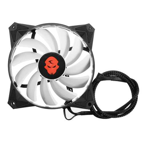 Coolmoon 120mm RGB LED Computer Cooling Fan with Adjustable Speed - High Performance PC Case Fan for Gaming Rigs, Workstations & PC Builds - Perfect for Cooling CPU, GPU & PC Components