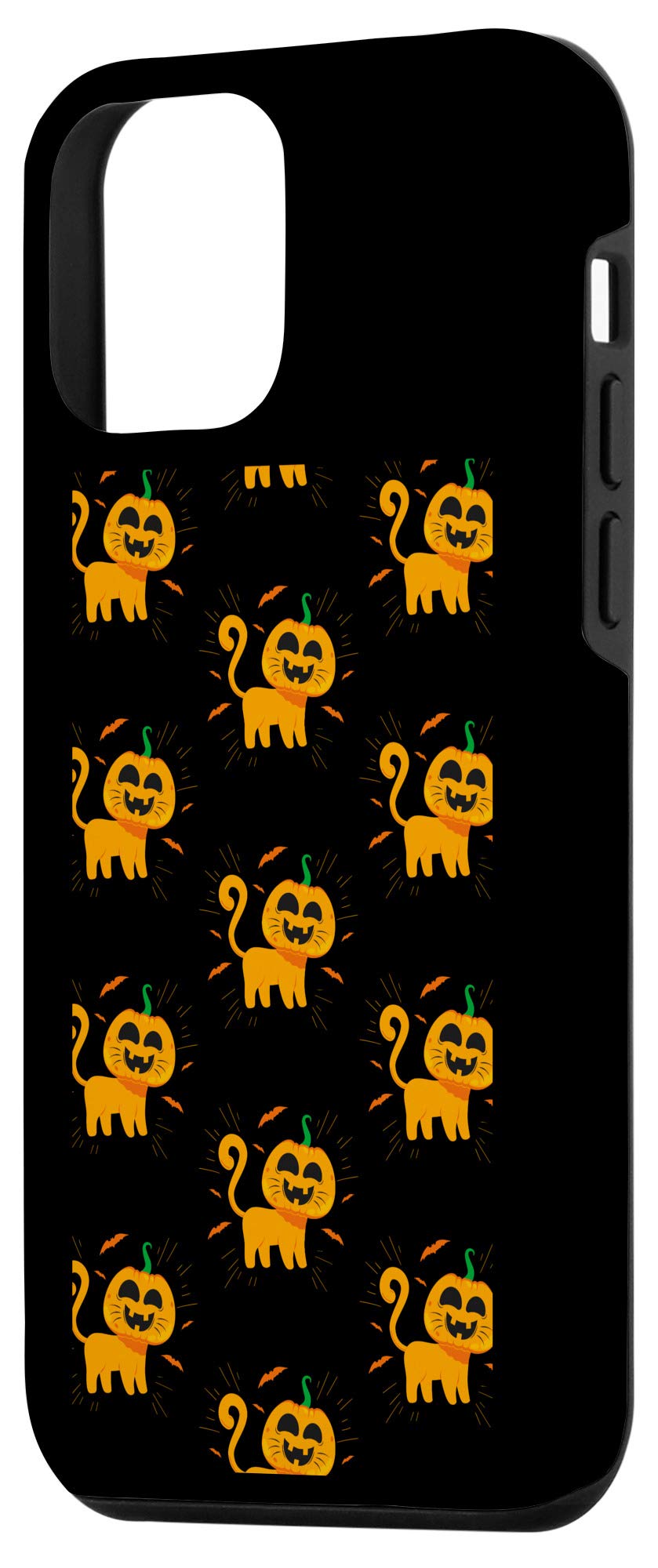 iPhone 12 Mini Case - Cute Pumpkin Head Cat Halloween Design | Shockproof Protective Phone Cover | Perfect Gift for Horror Fans & Halloween Lovers (Ideal for Parties, Trick-or-Treating & Spooky Season)