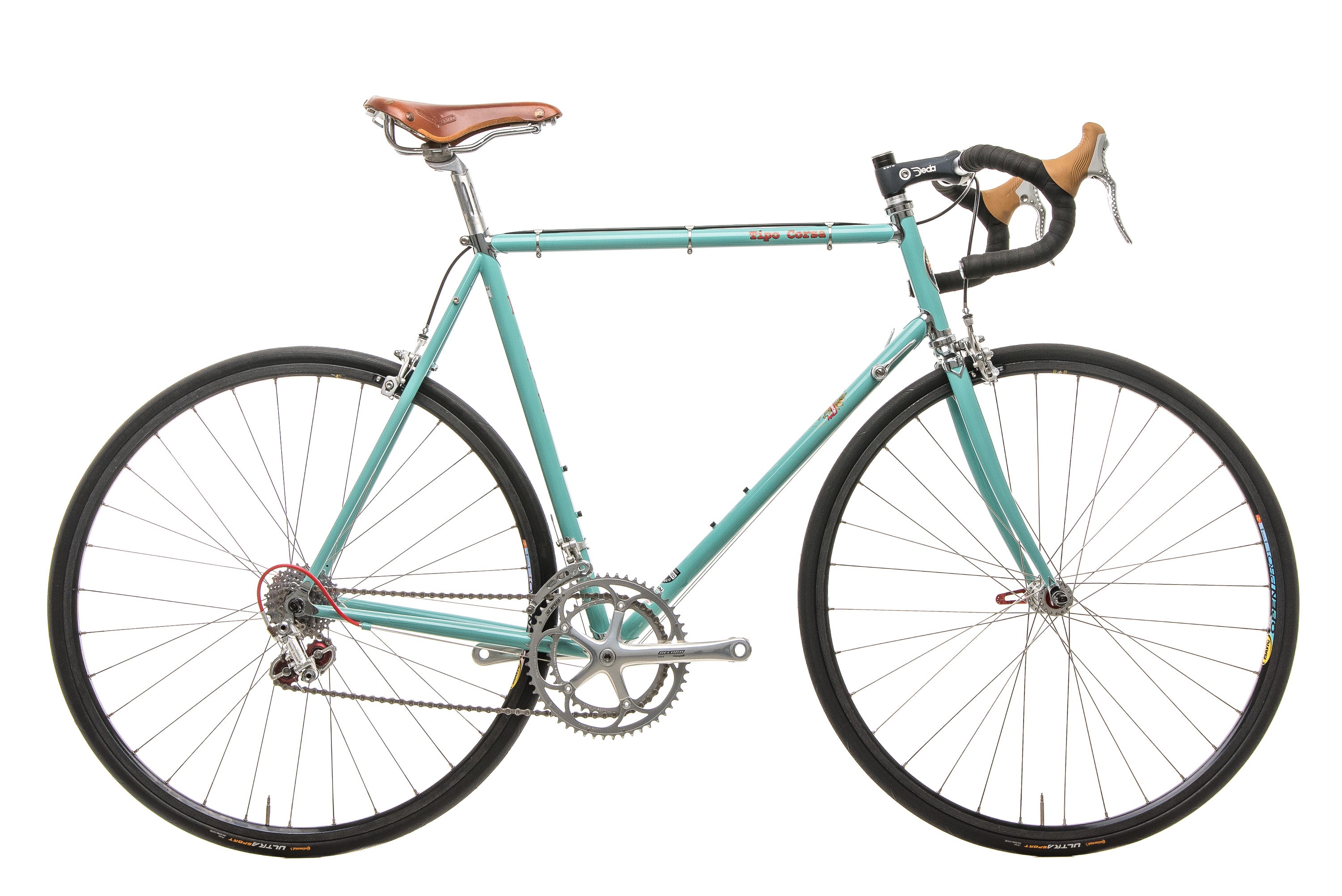 Bianchi Tipo Corsa Custom Road Bike 2014 - 59cm Lightweight Carbon Frame for Racing & Endurance - Perfect for Competitive Cycling & Long-Distance Rides