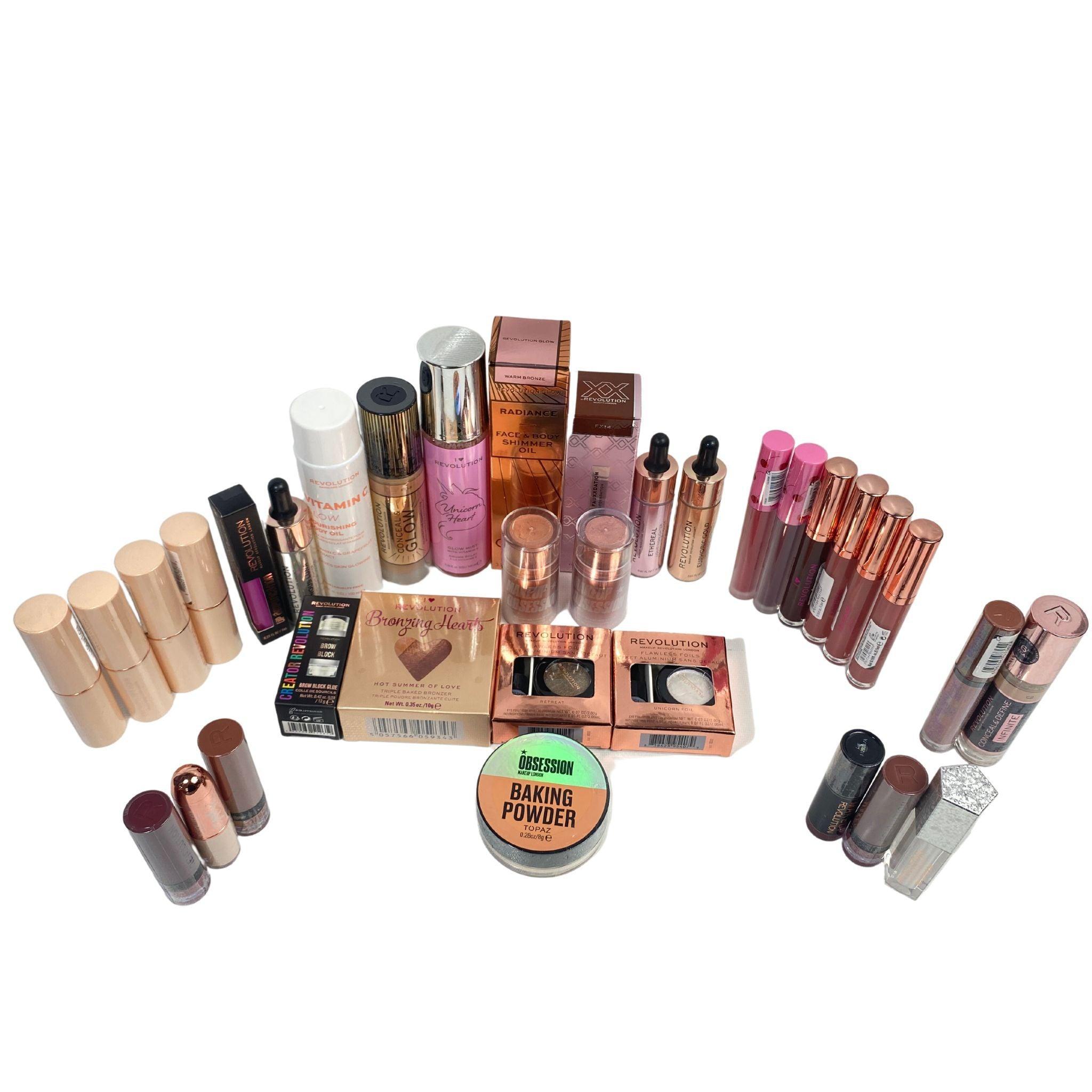 Revolution Cosmetics Assorted 250 Pcs Box - Perfect for Makeup Artists, Beauty Enthusiasts & Professional Makeup Kits