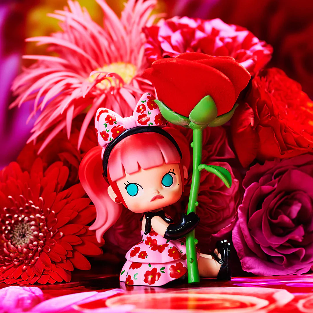 POP MART Molly x Mika Ninagawa Flower Dreaming Series Blind Box Collectible Figure - Cute Anime Character for Home Decor, Office Display & Gift Giving