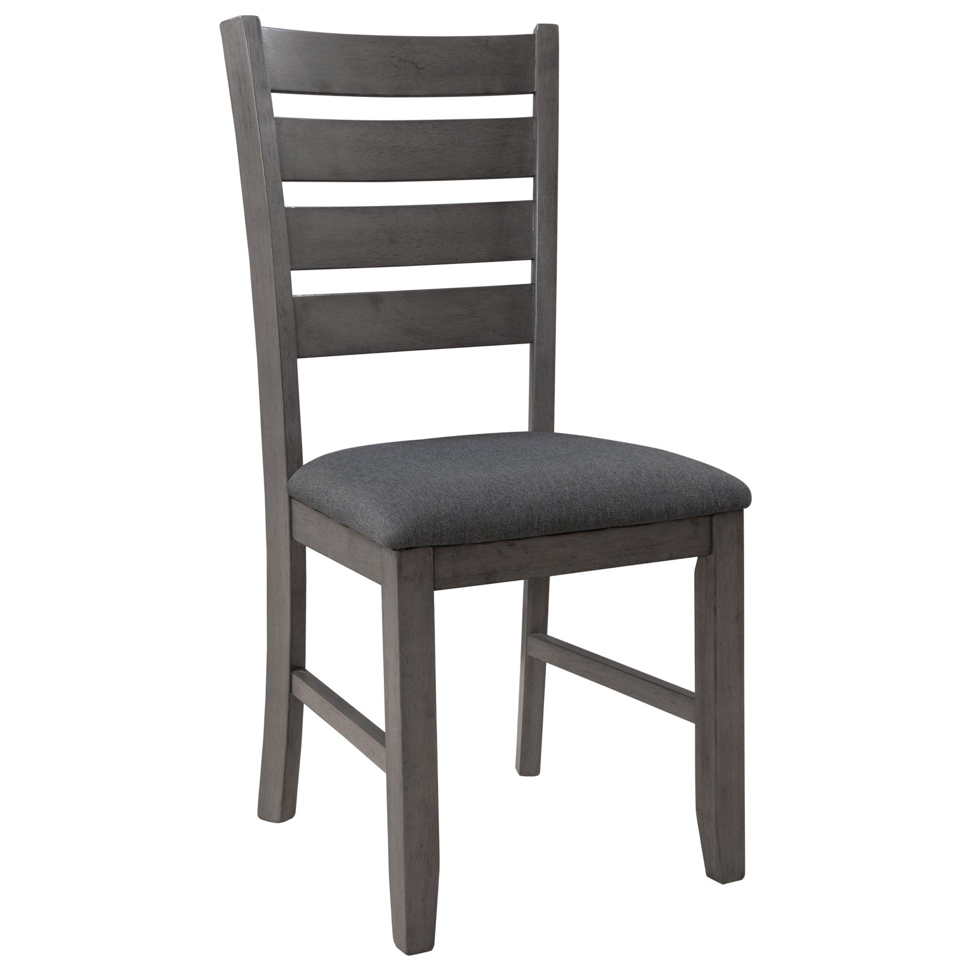 Rustic Wood Dining Room Table and Chairs Set with Bench - 6 Piece Gray Farmhouse Kitchen Furniture for Family Gatherings & Dinner Parties