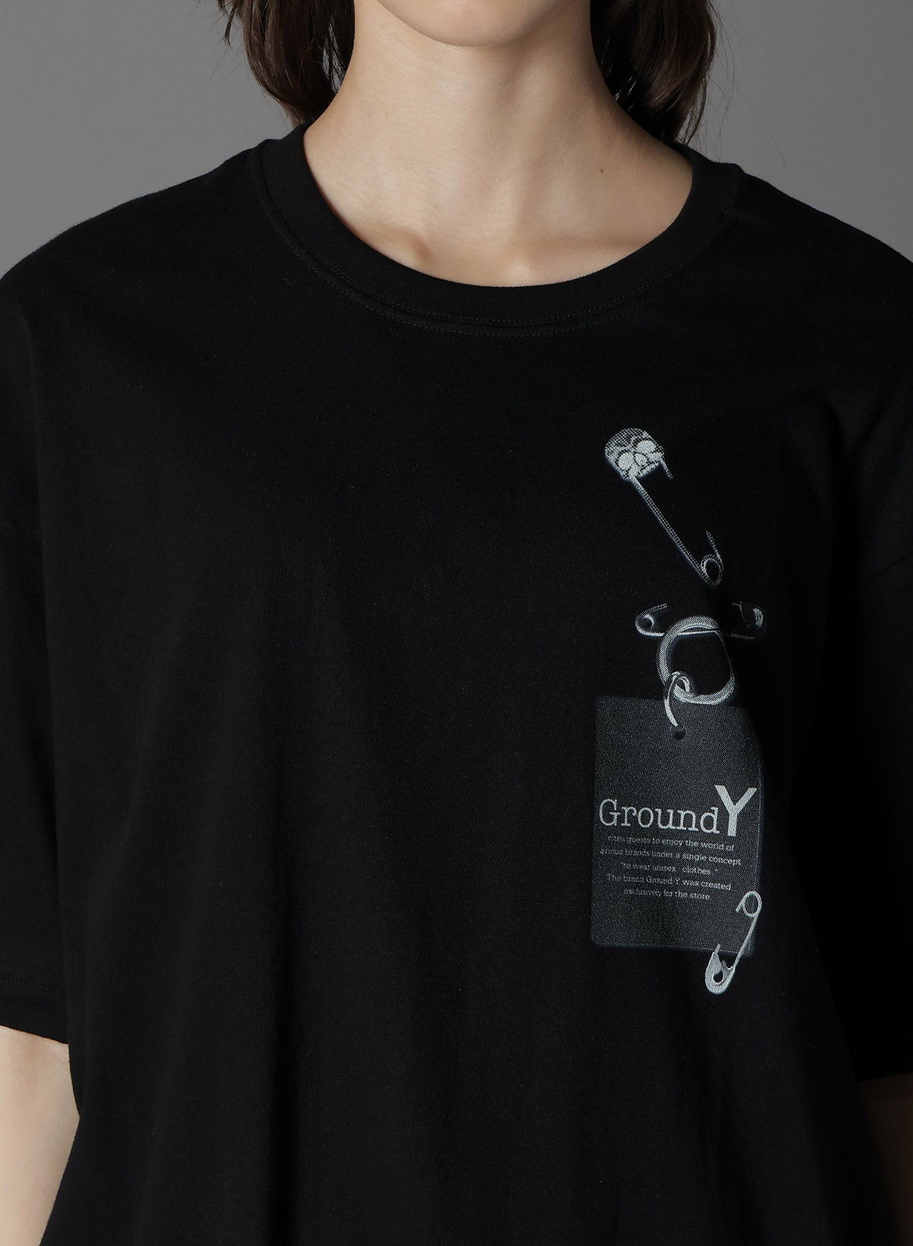Stylish Cotton Jersey Trompe L'oeil Pin T-Shirt for Men & Women | Soft Breathable Casual Tee | Perfect for Everyday Wear, Street Style & Layering