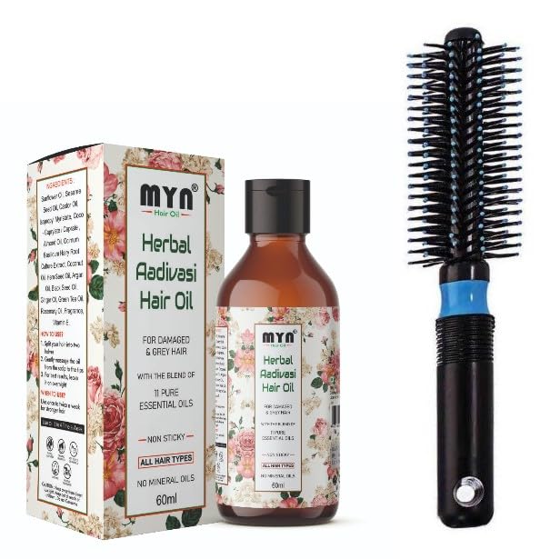 Adivasi Hair Growth Oil With Hair Comb