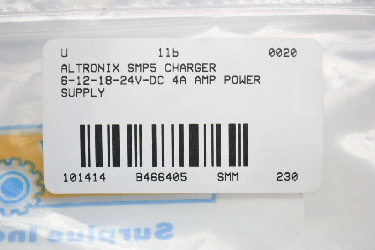 ALTRONIX SMP5 Power Supply Charger - 6/12/24VDC 4A Output, 24/28VAC Board - Compatible with Security Systems, CCTV & Access Control (Ideal for Home & Business Surveillance)