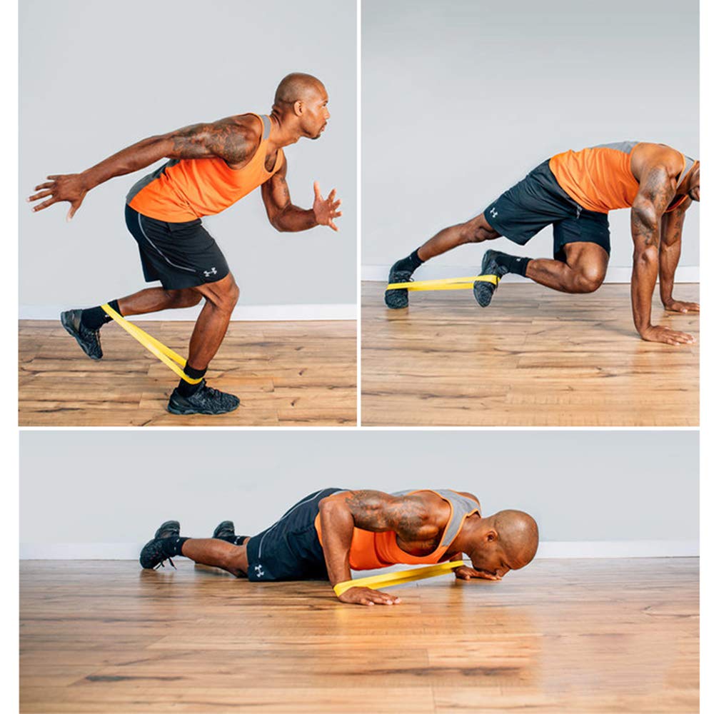 Premium Resistance Loop Bands Set of 3/5 - Heavy Duty Exercise Bands for Women & Men - Leg, Butt, Arm & Shoulder Workout - Natural Latex Gym & Yoga Equipment for Strength Training, Stretching, Physical Therapy & Pilates - Perfect for Home Gym, Outdoor Fitness & Rehabilitation Exercises