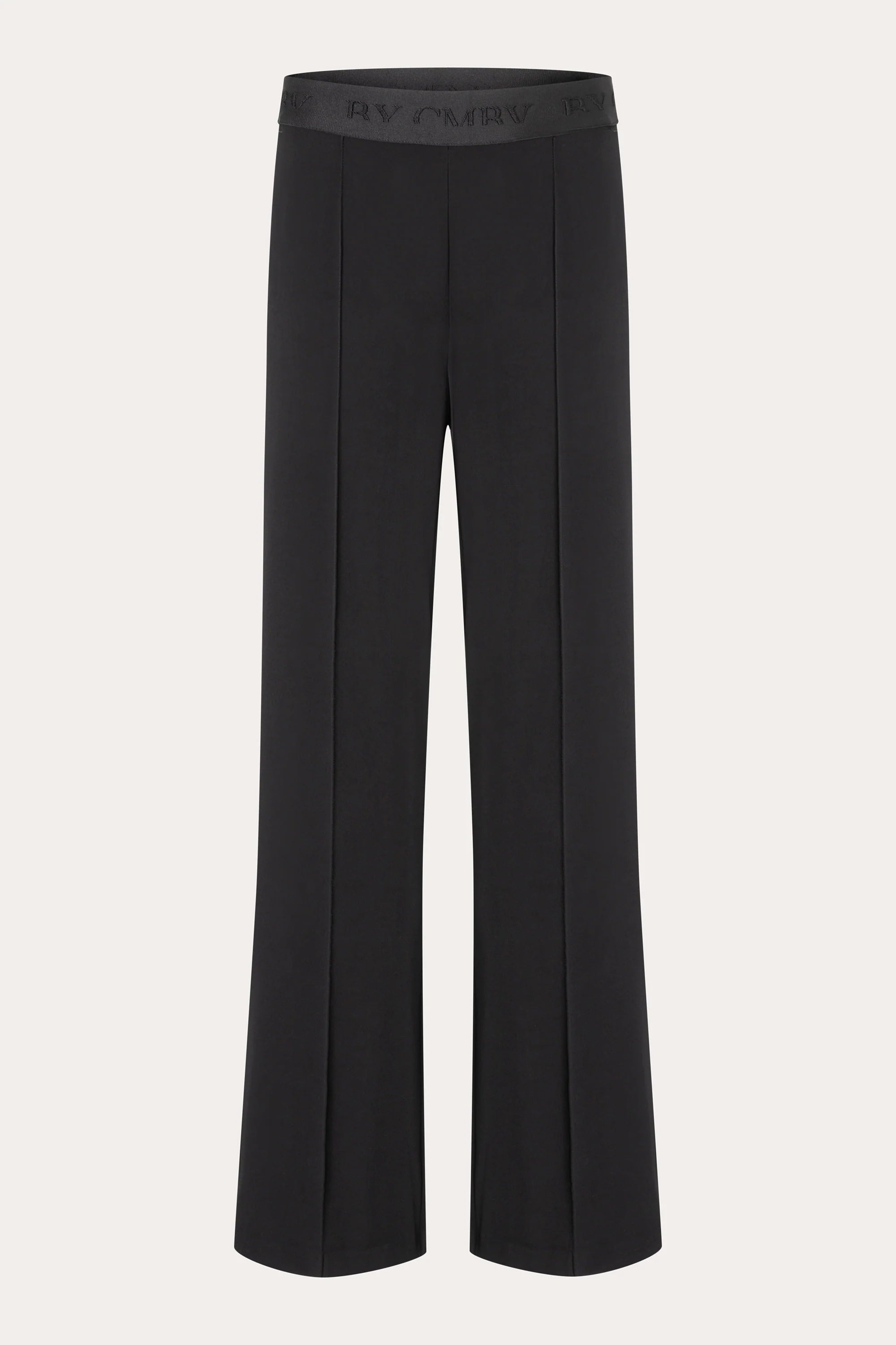 Ava High Waisted Wide Leg Pants for Women - Stretchy Comfortable Black Dress Pants for Work, Office & Casual Wear