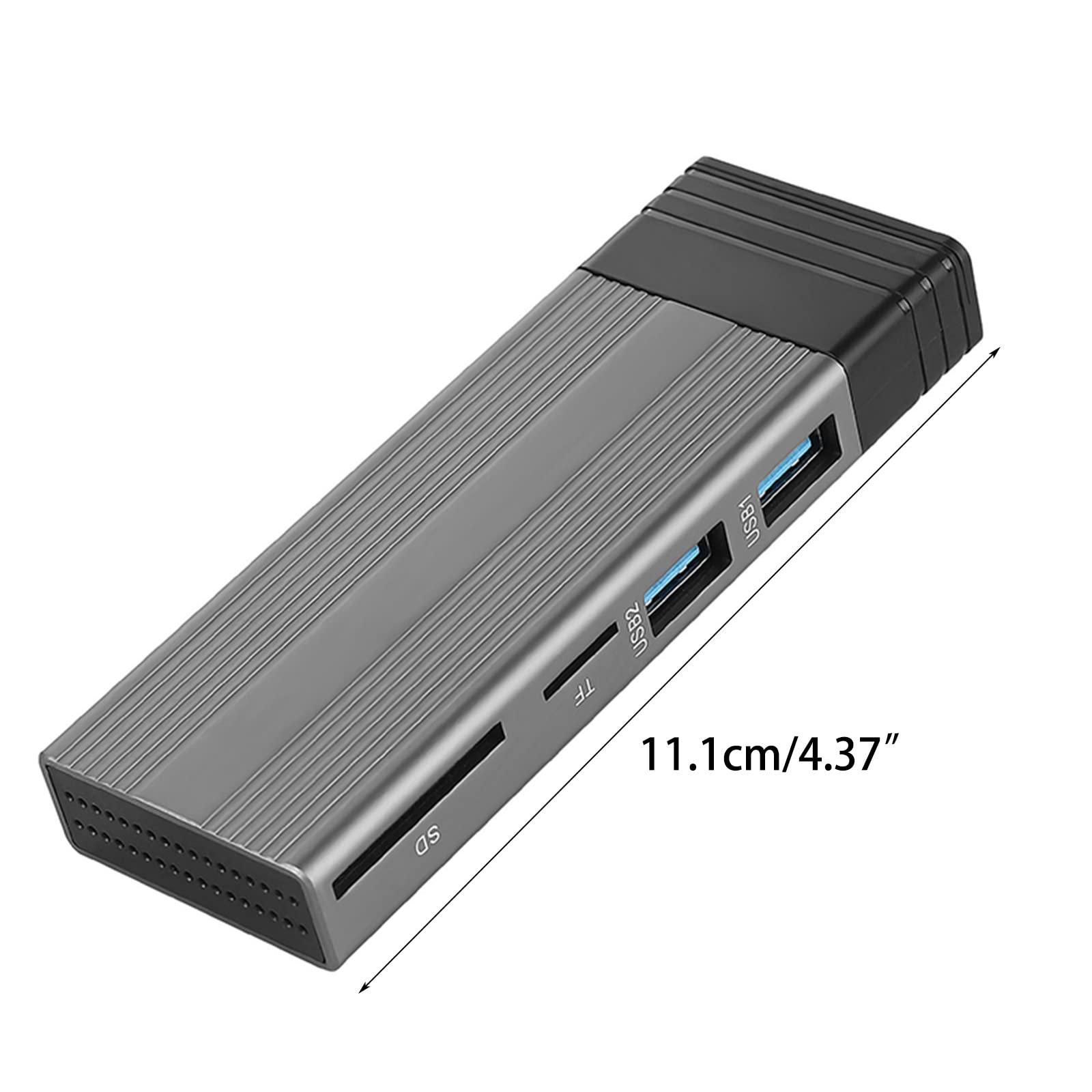 HOOLRZI M.2 NVMe SSD Enclosure - Dual Protocol USB-C 3.1 Gen 2 Case for External SSD Storage | Compatible with MacBook, PC, Laptop & Gaming Console Data Transfer