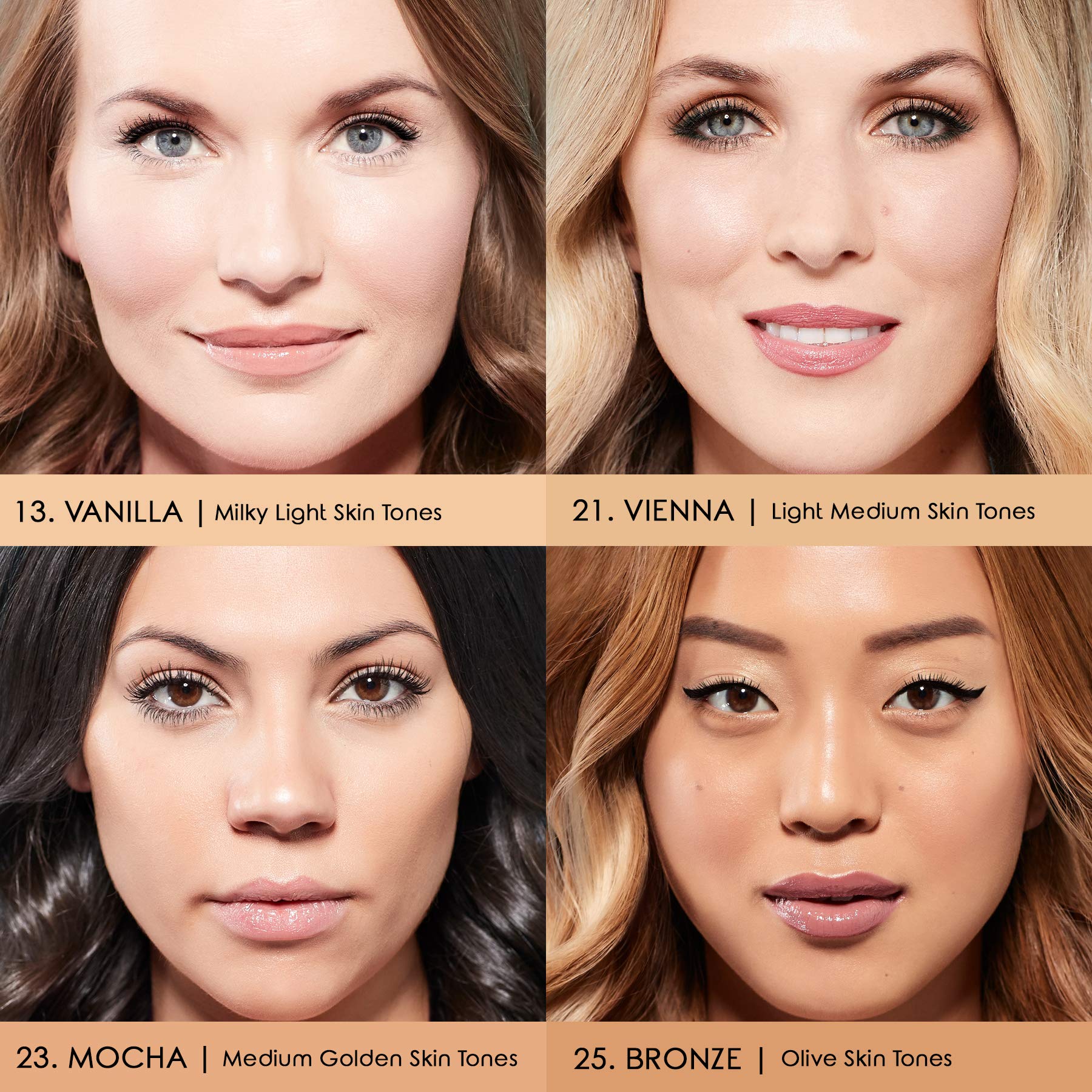 Skin Clone Mineral Powder Foundation SPF 15 Mini - Natural Matte Finish, Oil-Free & Hypoallergenic | Perfect for Daily Wear & On-The-Go Touch Ups