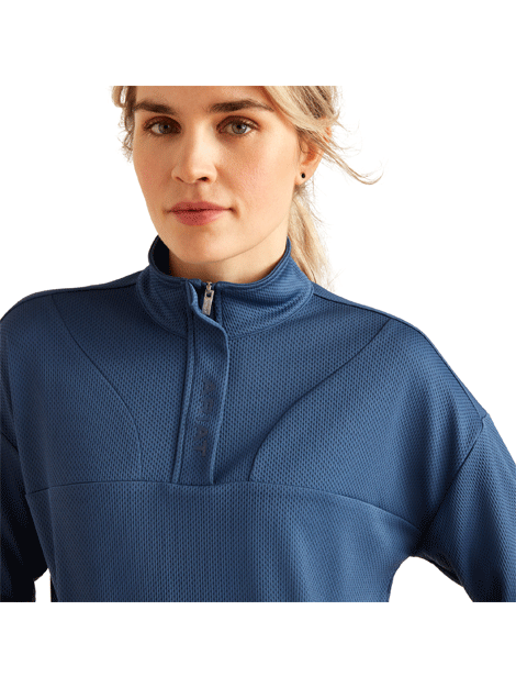 Ariat Breathe 1/2 Zip Sweatshirt for Men & Women - Lightweight Performance Pullover for Running, Hiking & Outdoor Activities
