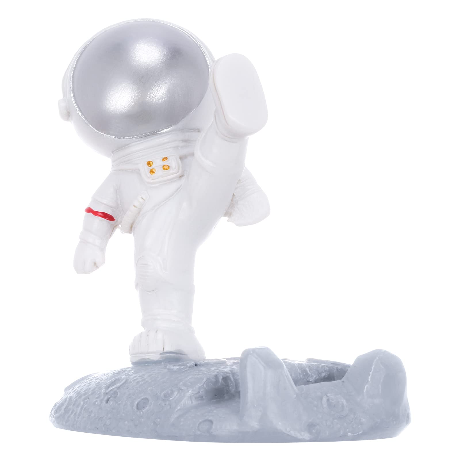 Tomfeel Astronaut Phone Stand - Resin Desktop Holder for Cellphone & Tablet - Perfect for Office, Living Room, Gaming Setup - Unique Birthday Gift Idea for Space Lovers
