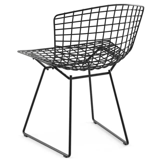 Bertoia Side Chair Unupholstered - Modern Wire Frame Dining Chair for Kitchen, Dining Room & Office - Mid-Century Design by Knoll