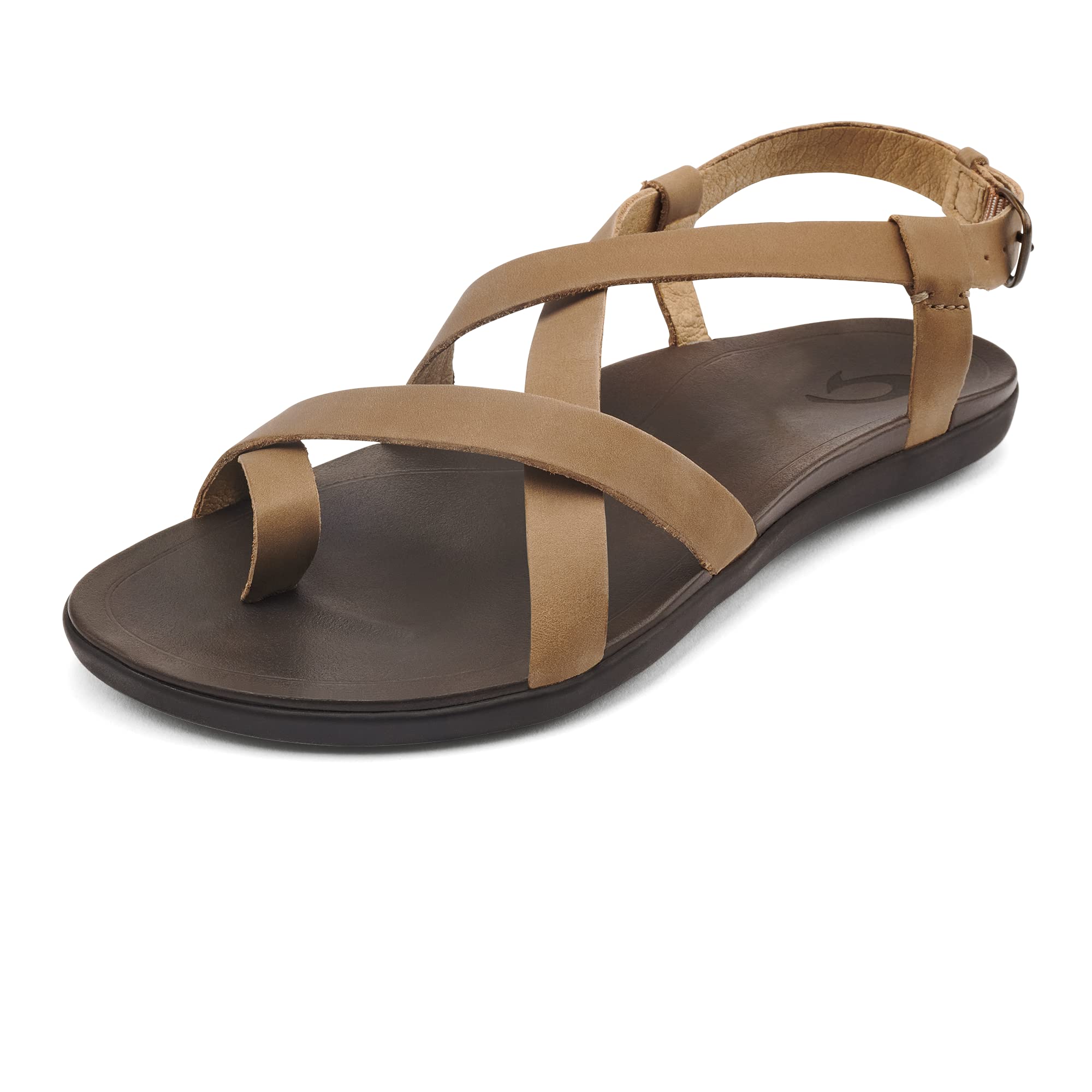 OLUKAI Upena Women's Quick-Dry Water Resistant Beach Sandals - Comfortable Flip-Flop Slides with Wet Grip Soles & Modern Low Profile Design - Perfect for Poolside, Vacation, and Summer Outdoor Activities