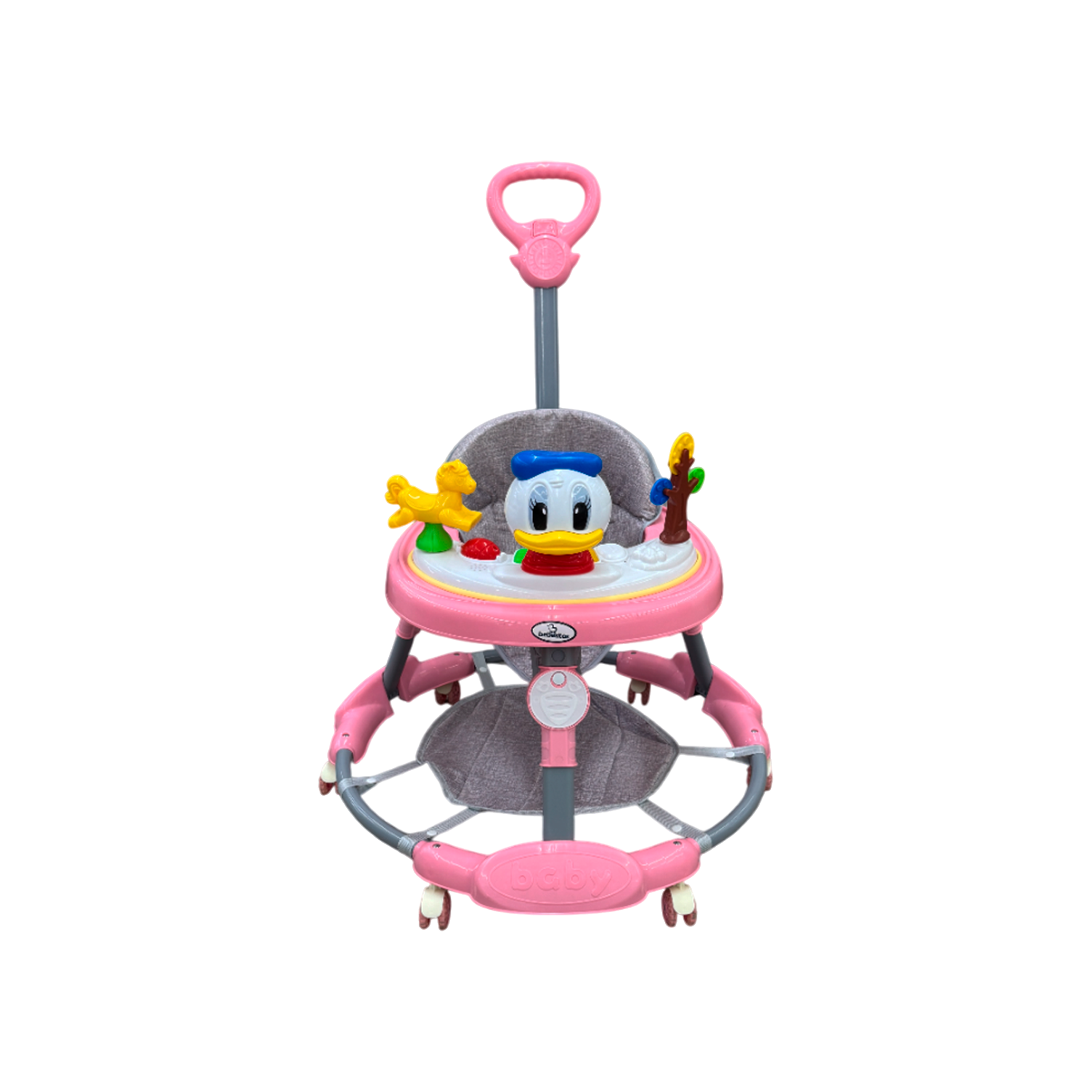 Baby Walker with Duck Design - Adjustable Height & Safety Wheels for Toddlers Learning to Walk | Perfect for Home, Nursery & Playtime