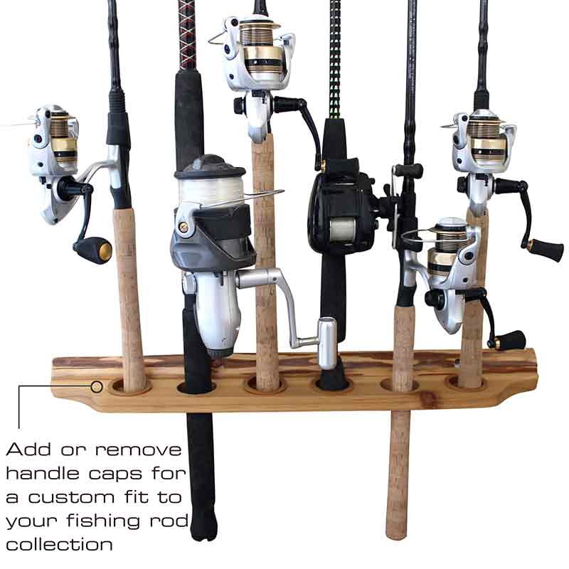 2-Piece 6-Rod Vertical & Horizontal Wall Mounted Coat Rack - Space Saving Entryway Organizer for Hats, Scarves, Jackets & Bags