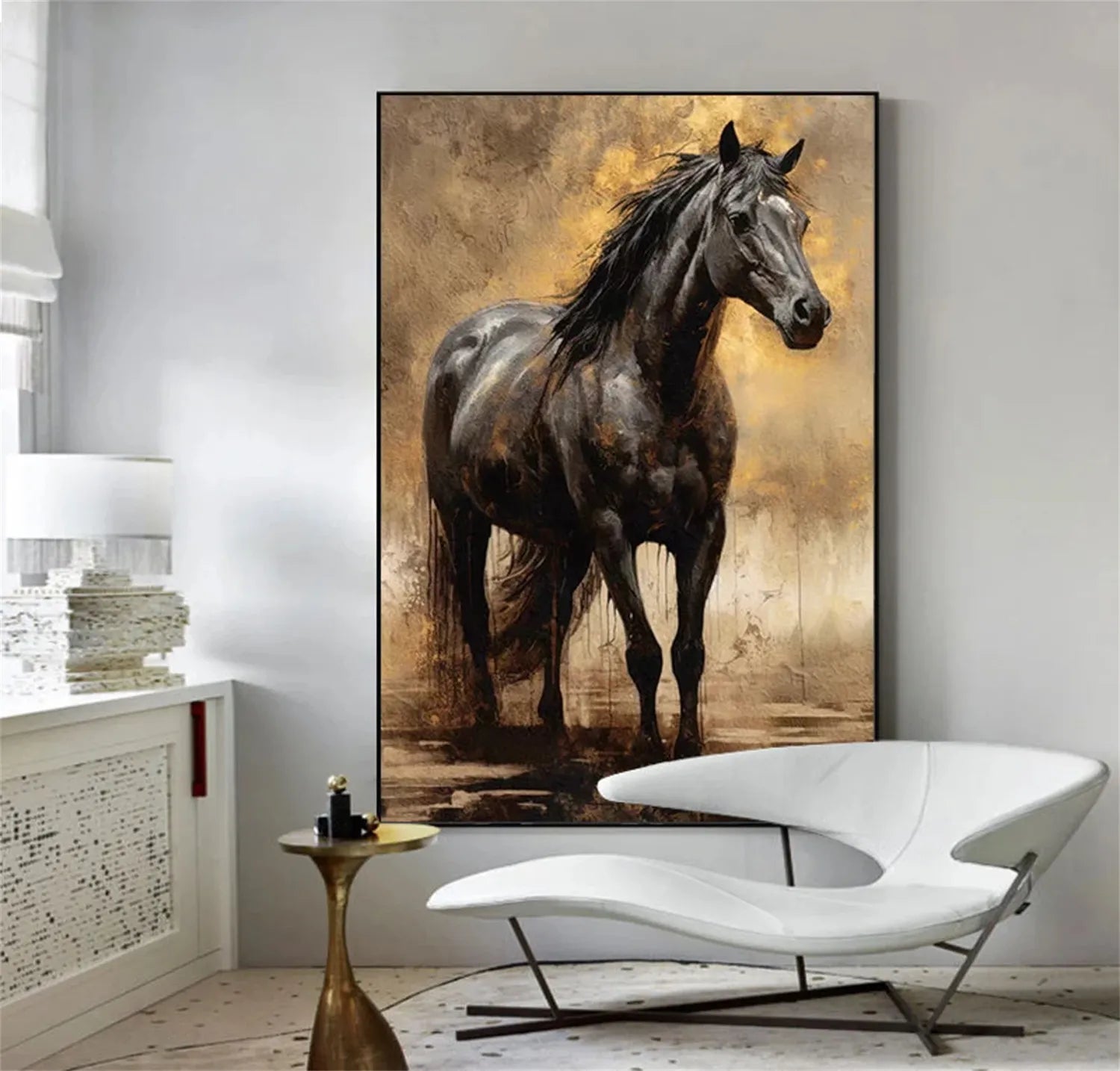 Animal Art Painting #AP056 - Handmade Wildlife Canvas Art for Home & Office Decor | Perfect for Living Room, Bedroom, and Gift Giving