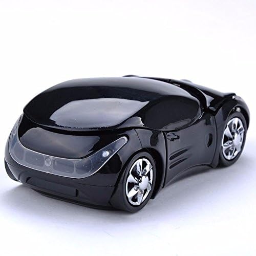 2.4G Wireless Racing Car Mouse - Ergonomic Optical USB Computer Mouse for Laptop PC Gaming & Office Work (Black) | Perfect for Gamers, Students & Professionals