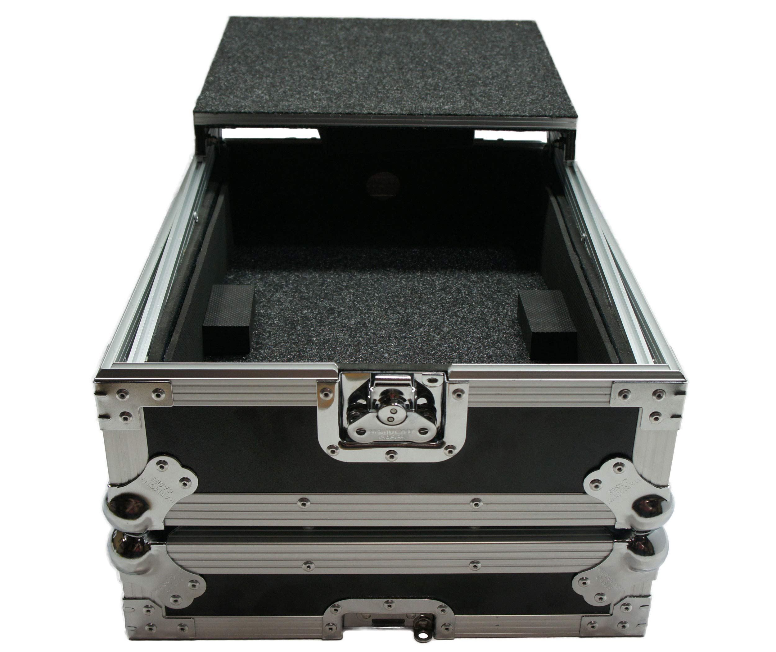 Harmony Audio HC12MIXLT Professional DJ Laptop Flight Case - Compatible with Reloop RMX-90 Mixer | Durable Custom Protection for DJ Equipment | Perfect for Traveling DJs & Club Performances
