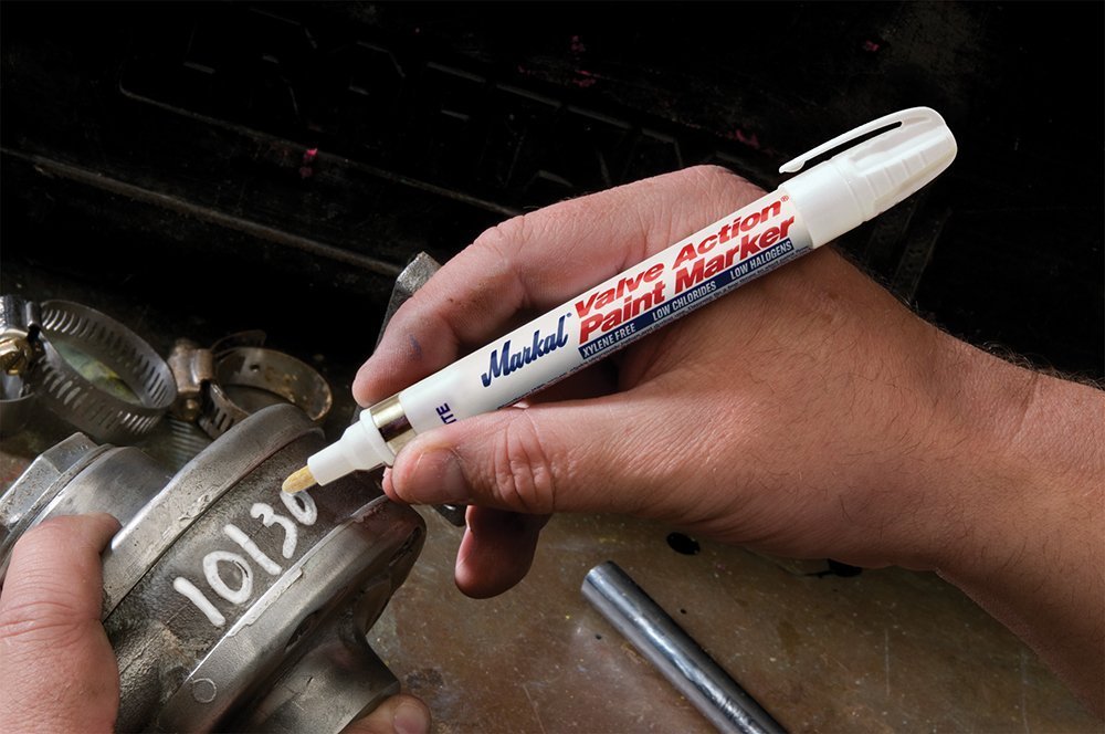 Valve Action Paint Markers - Premium Black Paint Markers for Artists & DIY Projects | Ideal for Canvas, Wood, Metal & Graffiti Art