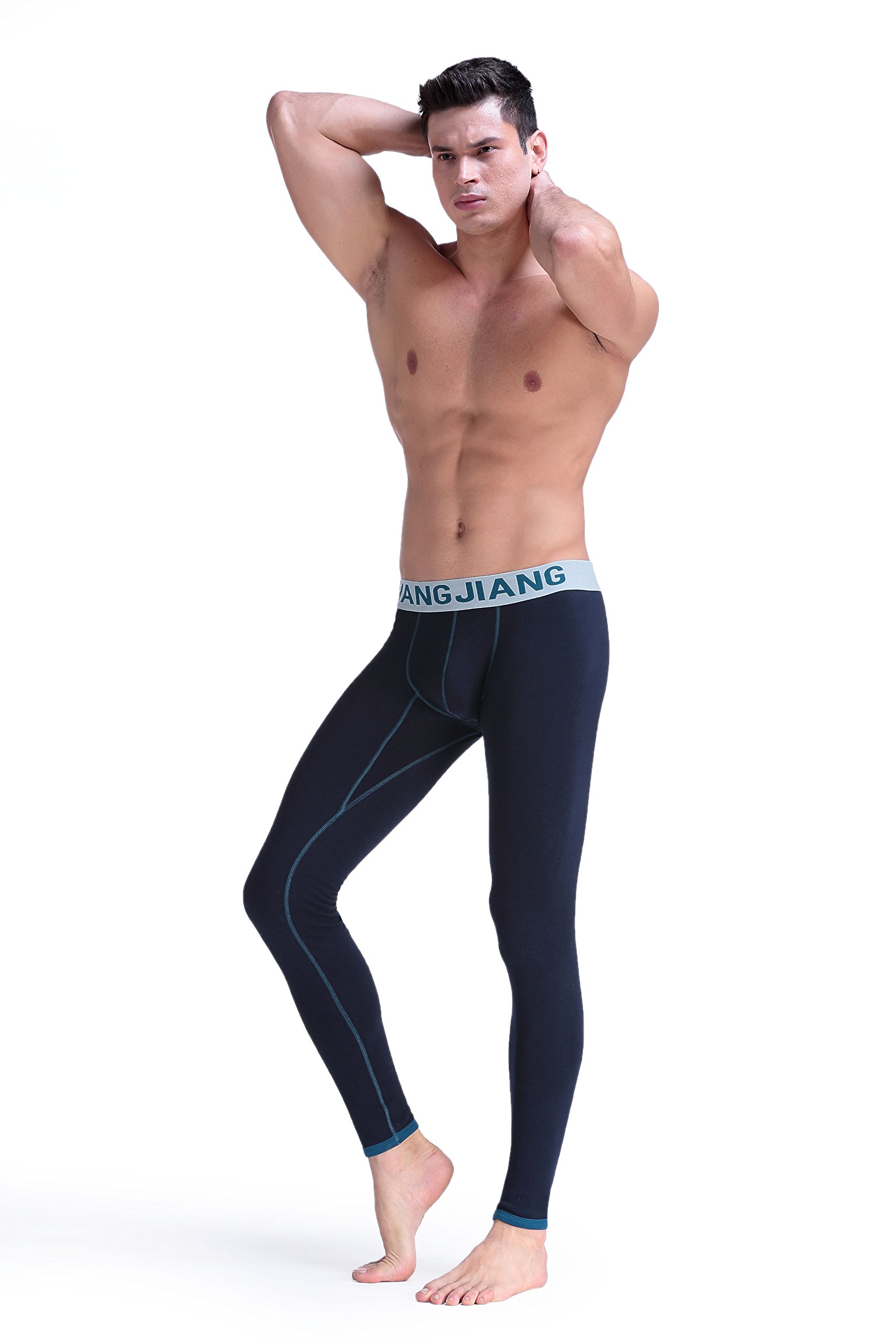 Azuki Men's Thermal Underwear Bottoms - Winter Base Layer Pants, Fleece-Lined Long Johns for Cold Weather - Ideal for Skiing, Hiking & Outdoor Activities