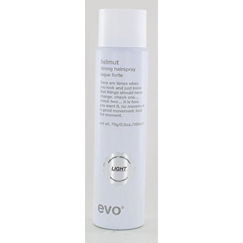 Evo Helmut Strong Hold Hairspray 2.5 oz - Long Lasting Styling Spray for All Hair Types, Perfect for Volume, Texture & Updos