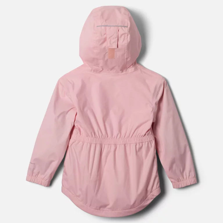 Columbia Satin Pink Rainy Trails II Fleece-Lined Jacket for Toddlers - Waterproof Windbreaker for Outdoor Play, Preschool & Park Adventures