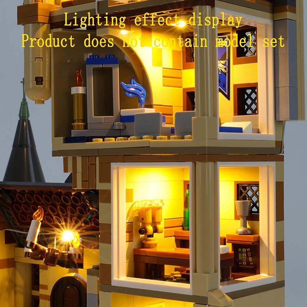 GEAMENT LED Light Kit for Harry Potter Hogwarts Astronomy Tower - Compatible with Lego 75969 (Building Blocks Not Included) | DIY Lighting Set for Lego Castle Model | Perfect for Harry Potter Fans, Room Decor & Gift Ideas