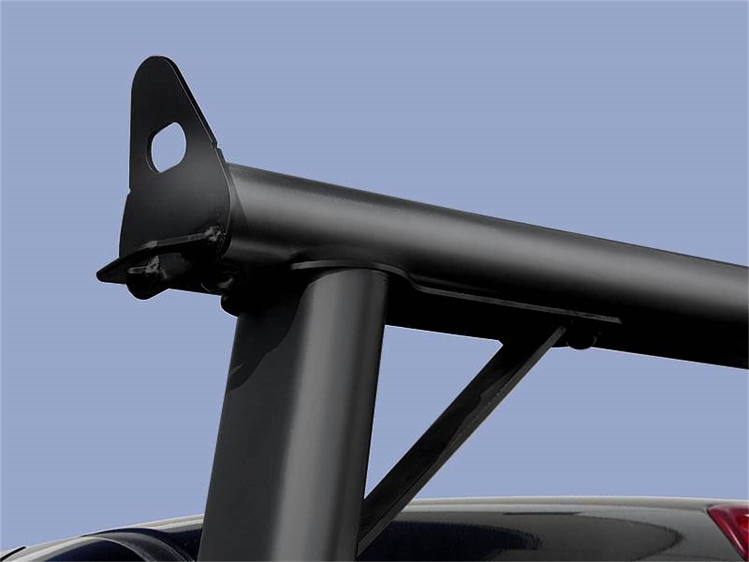 Black Fleetside Clipper Truck Rack with Cross Bar - Heavy Duty Cargo Solution