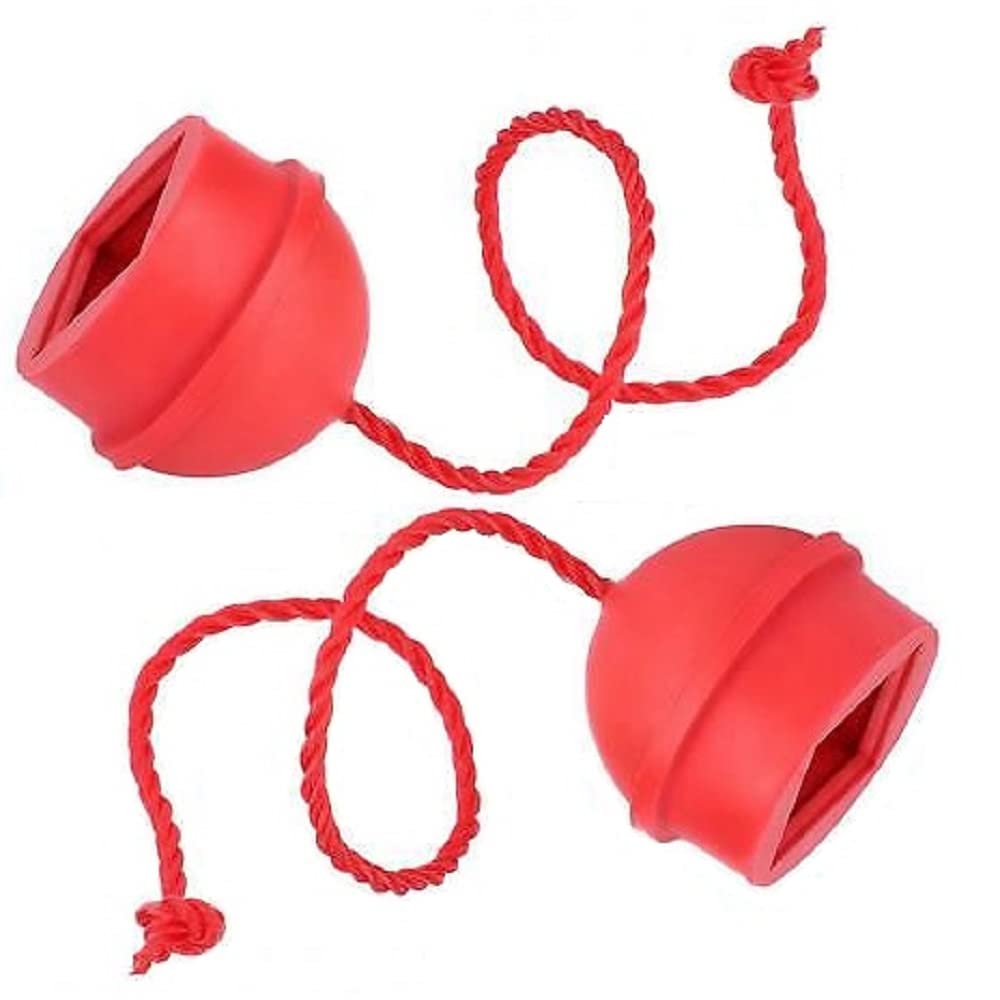 2 Pack Rubber Pool Table Chalk Holder - Durable Rope Design for Billiards Accessories | Perfect for Home Game Rooms & Bars