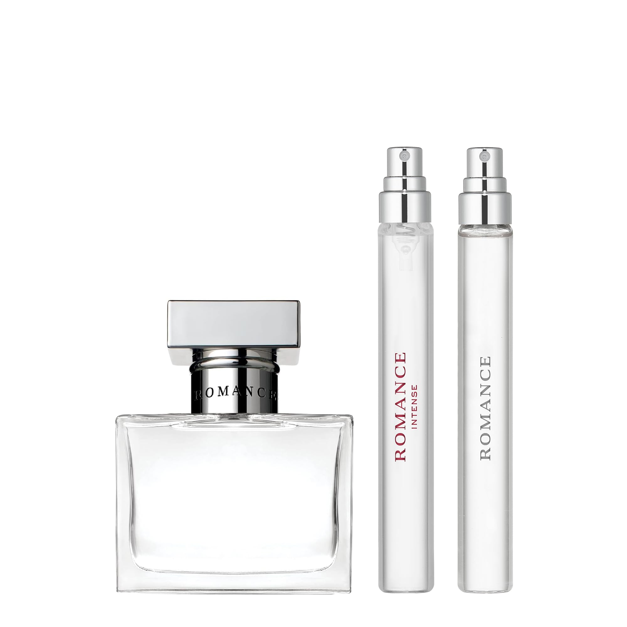 RALPH LAUREN Romance Women's Perfume Gift Set - Full Size 1 Fl Oz Eau de Parfum + Travel Size 0.34 Fl Oz Romance Intense | Romantic Date Night, Anniversary Gift, Valentine's Day Present for Her
