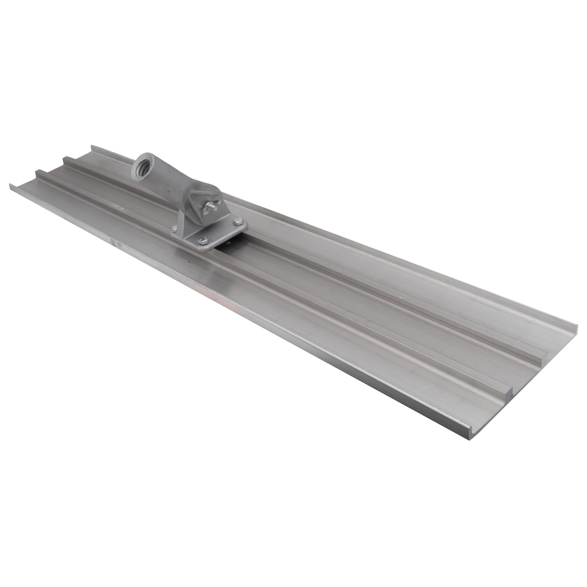 QLT By MARSHALLTOWN 48 Inch Magnesium Concrete Bull Float with Bracket - Extruded Magnesium Alloy Blade for Smooth Finishing - Square End Design - Made in USA - MB48 - Perfect for Concrete Leveling and Surface Smoothing in Construction Projects