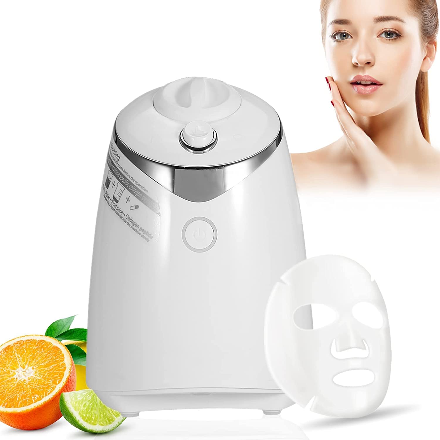 Dratal Automatic DIY Facial Mask Maker Machine for SPA - Natural Fruit & Vegetable Face Care with Voice Transmission - Perfect for Home Spa, Skincare Routine & Relaxation