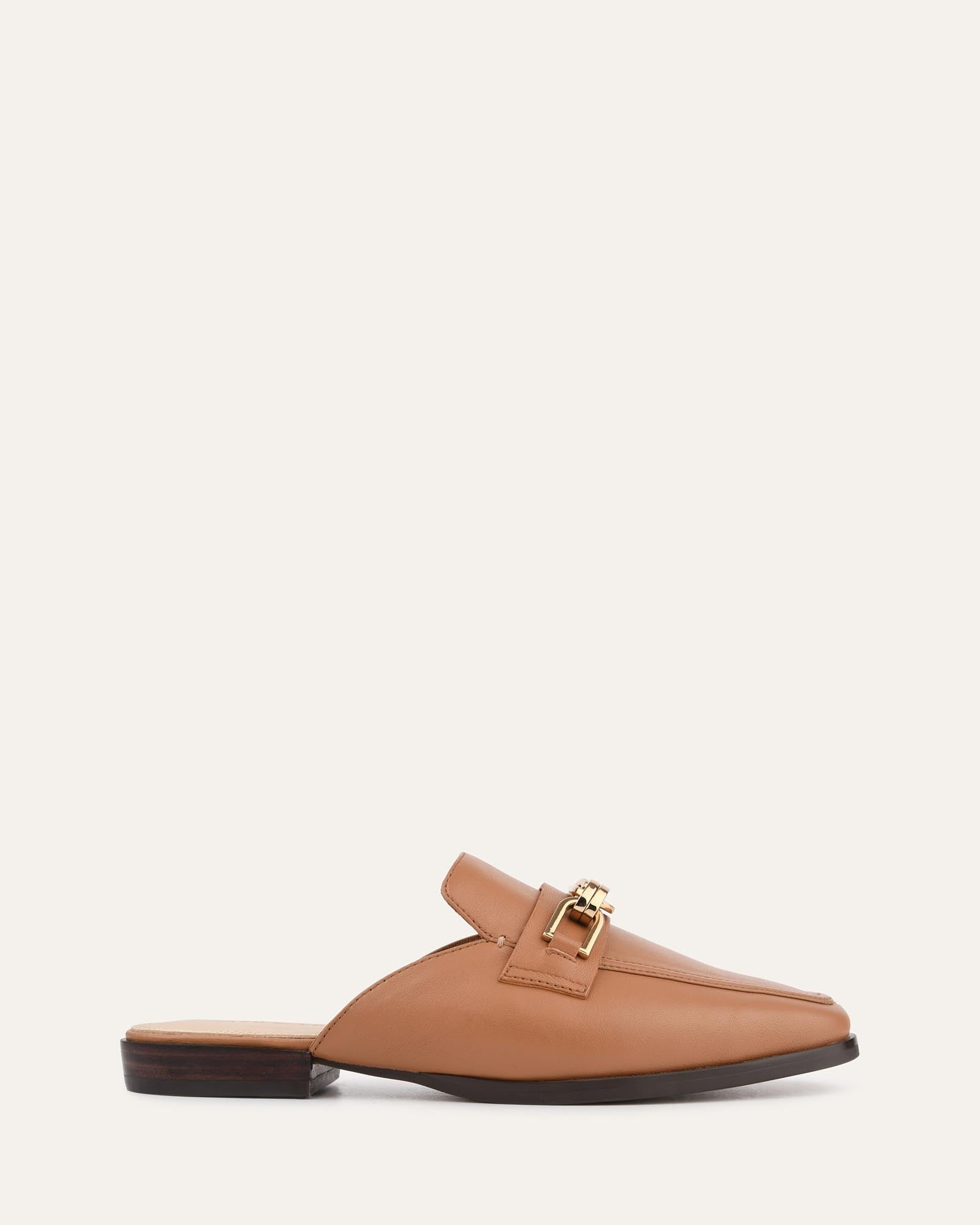 REIGN Genuine Leather Loafers for Men - True Tan Slip-On Dress Shoes - Comfortable & Stylish for Business, Casual & Office Wear