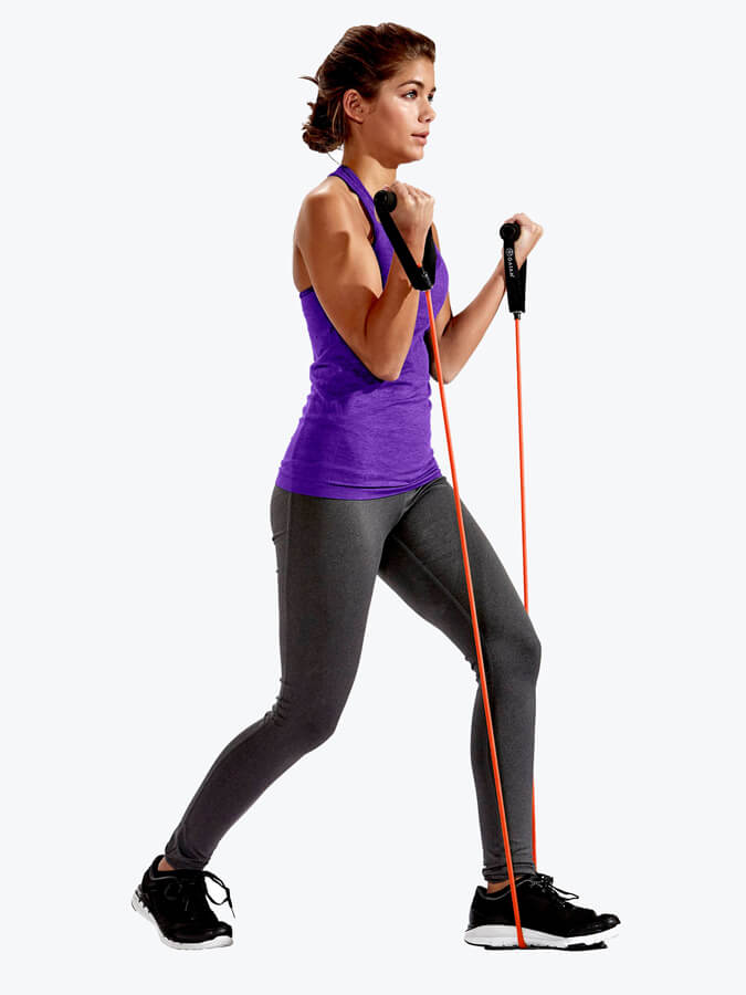 Gaiam Medium Resistance Band with Door Anchor Kit - Perfect for Home Workouts, Strength Training & Physical Therapy