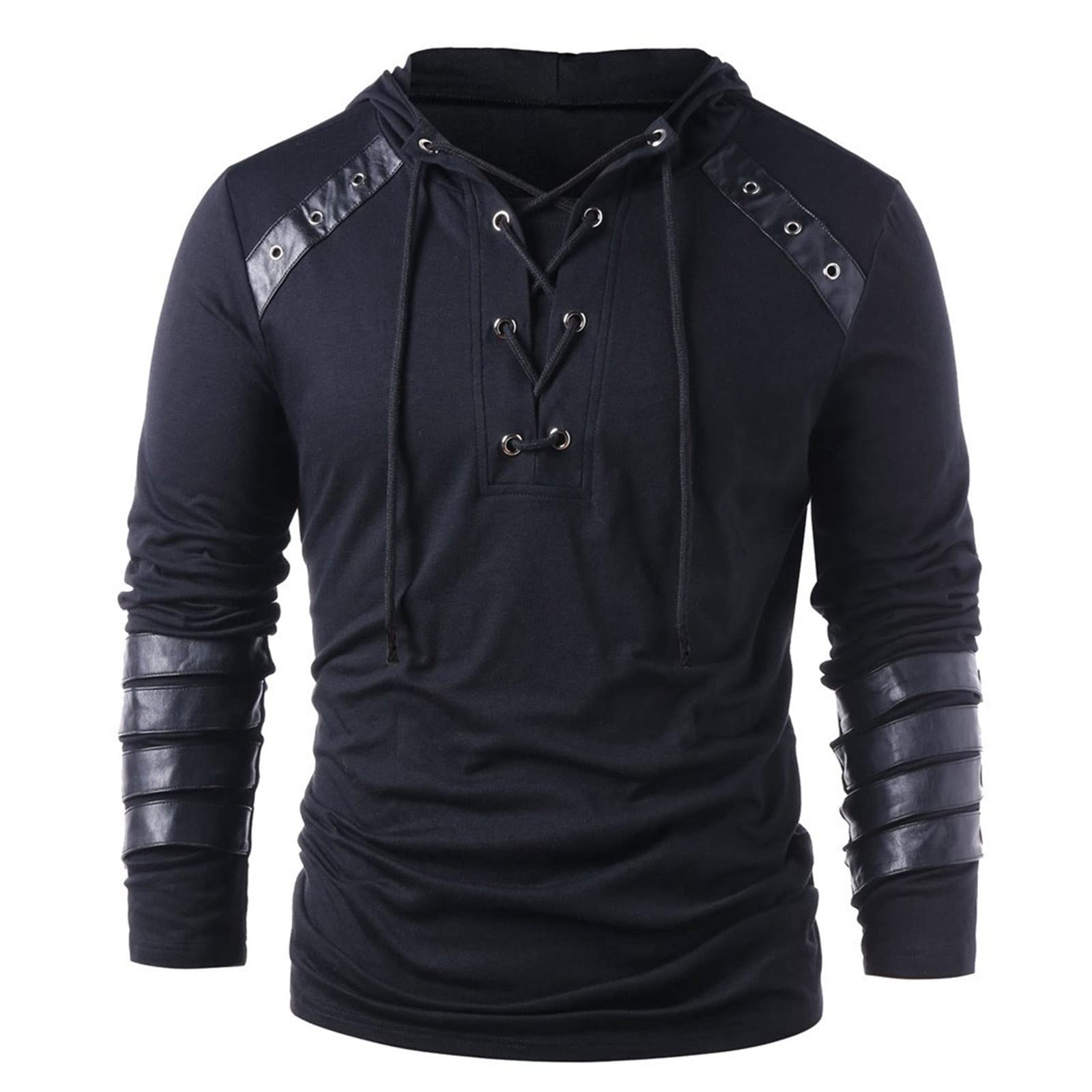 Men's Slim Fit Short Sleeve Business Dress Shirt & Athletic Tee - Lapel Neck Blouse, Patchwork Design for Office Wear & Casual Outfits