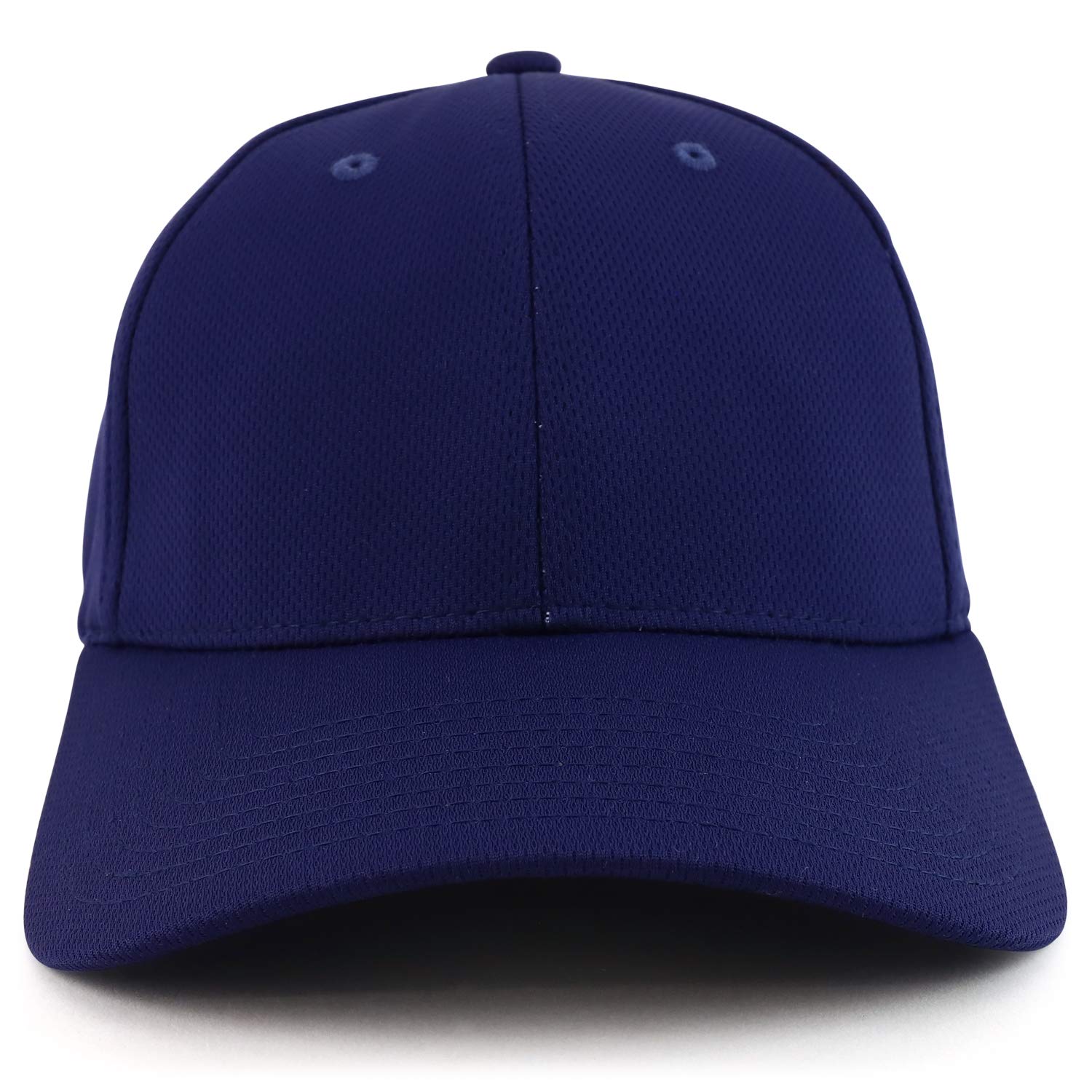 Structured Flex Fitted Mesh Baseball Cap for Men & Women - Breathable Adjustable Hat for Running, Hiking, and Outdoor Sports