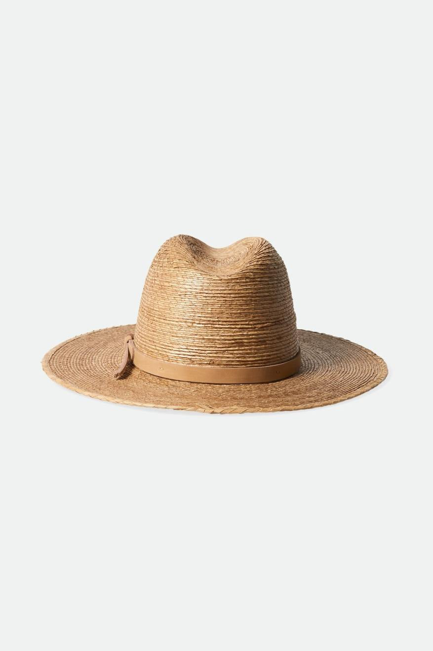 Field Proper Straw Hat - Natural Tan Color for Sun Protection - Perfect for Beach, Gardening, and Outdoor Activities