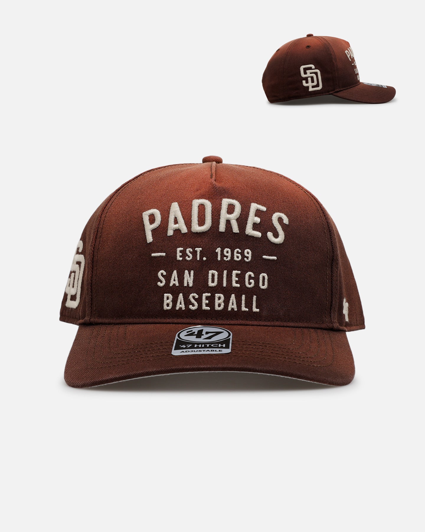 47 Brand San Diego Padres 'Dusted' 47 Hitch Snapback Brown Hat - Adjustable Baseball Cap for Men & Women - Perfect for Sports Games, Outdoor Activities & Casual Wear