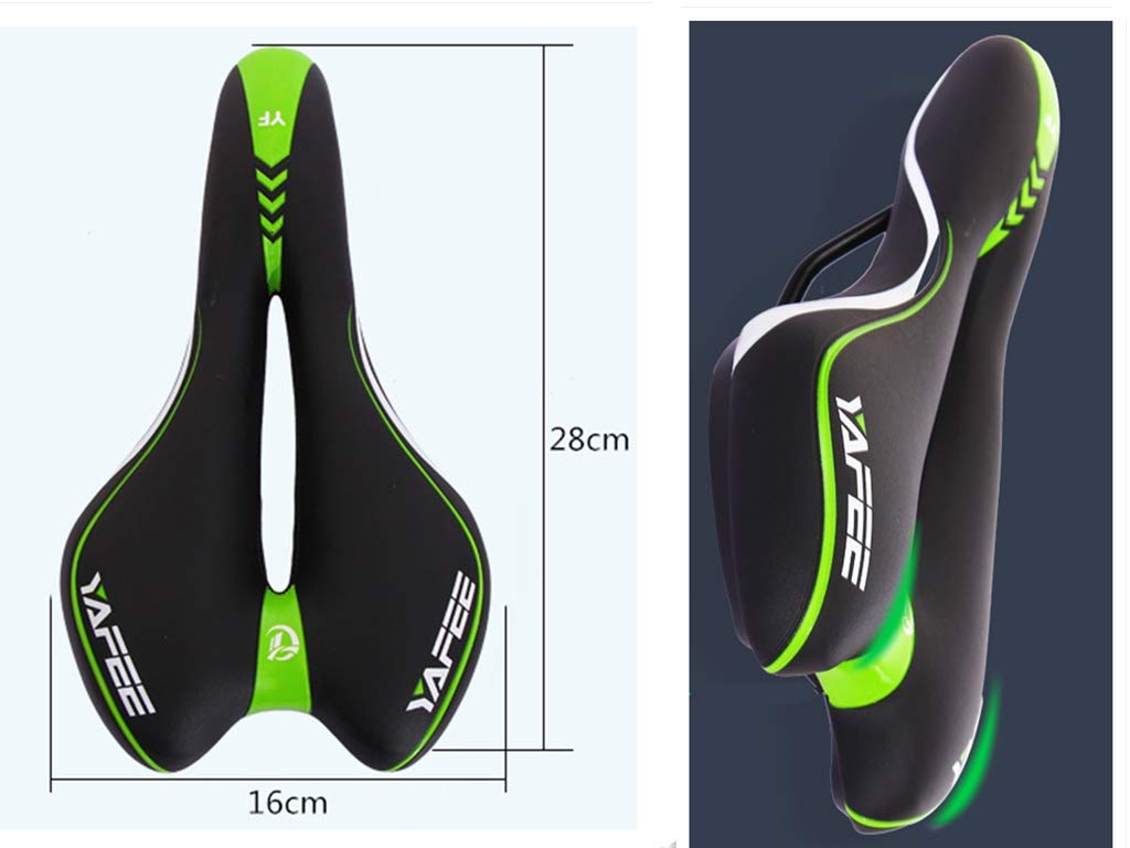 **Comfortable Mountain Bike Saddle with Breathable Design & Central Relief Zone - Ergonomic Bicycle Seat for Road & MTB - Perfect for Long Rides, Commuting & Outdoor Adventures**
