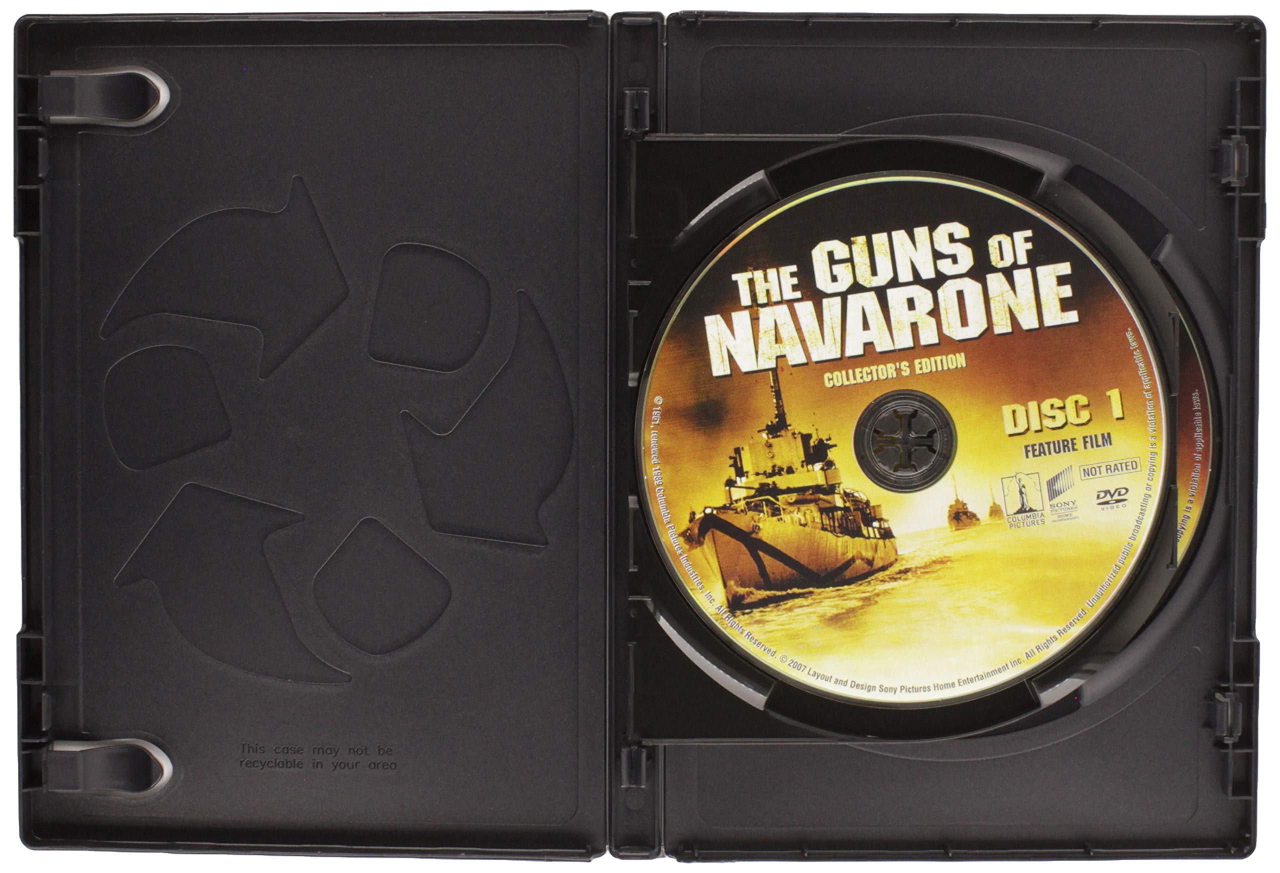 The Guns of Navarone (Collector's Edition) - Classic WWII Adventure Film on Blu-ray - Perfect for Movie Nights & History Buffs