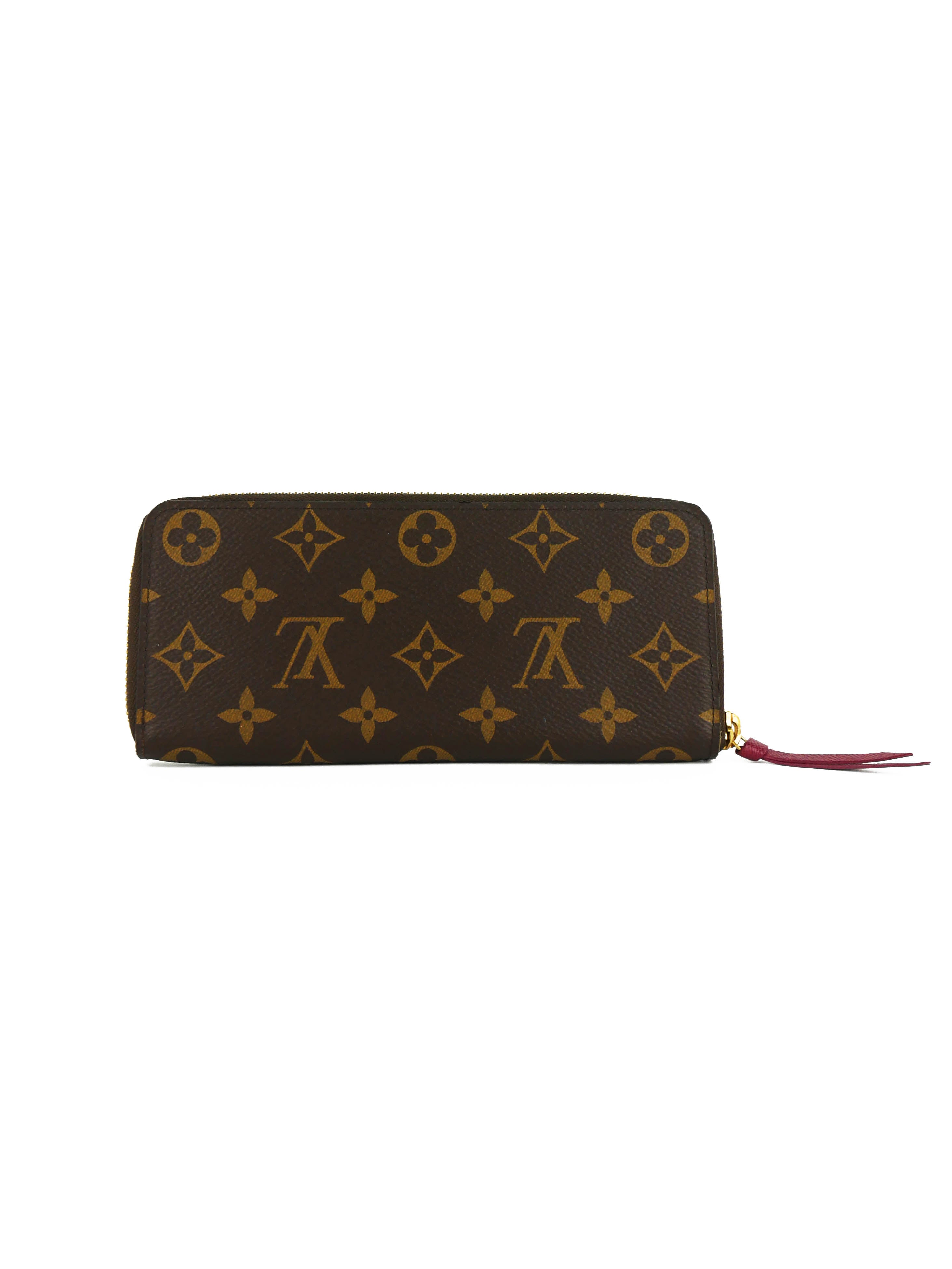 Authentic Louis Vuitton Fuchsia Clemence Wallet | Premium Leather Women's Wallet | Perfect for Everyday Use & Luxury Gift Giving