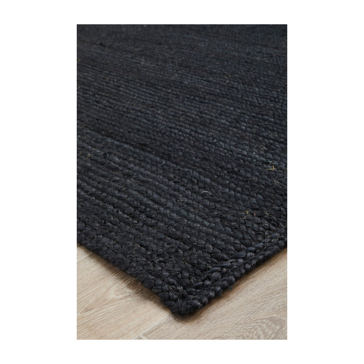 Bondi Rectangle Rug - Soft Modern Black Area Rug for Living Room, Bedroom, or Office - Non-Slip & Easy to Clean