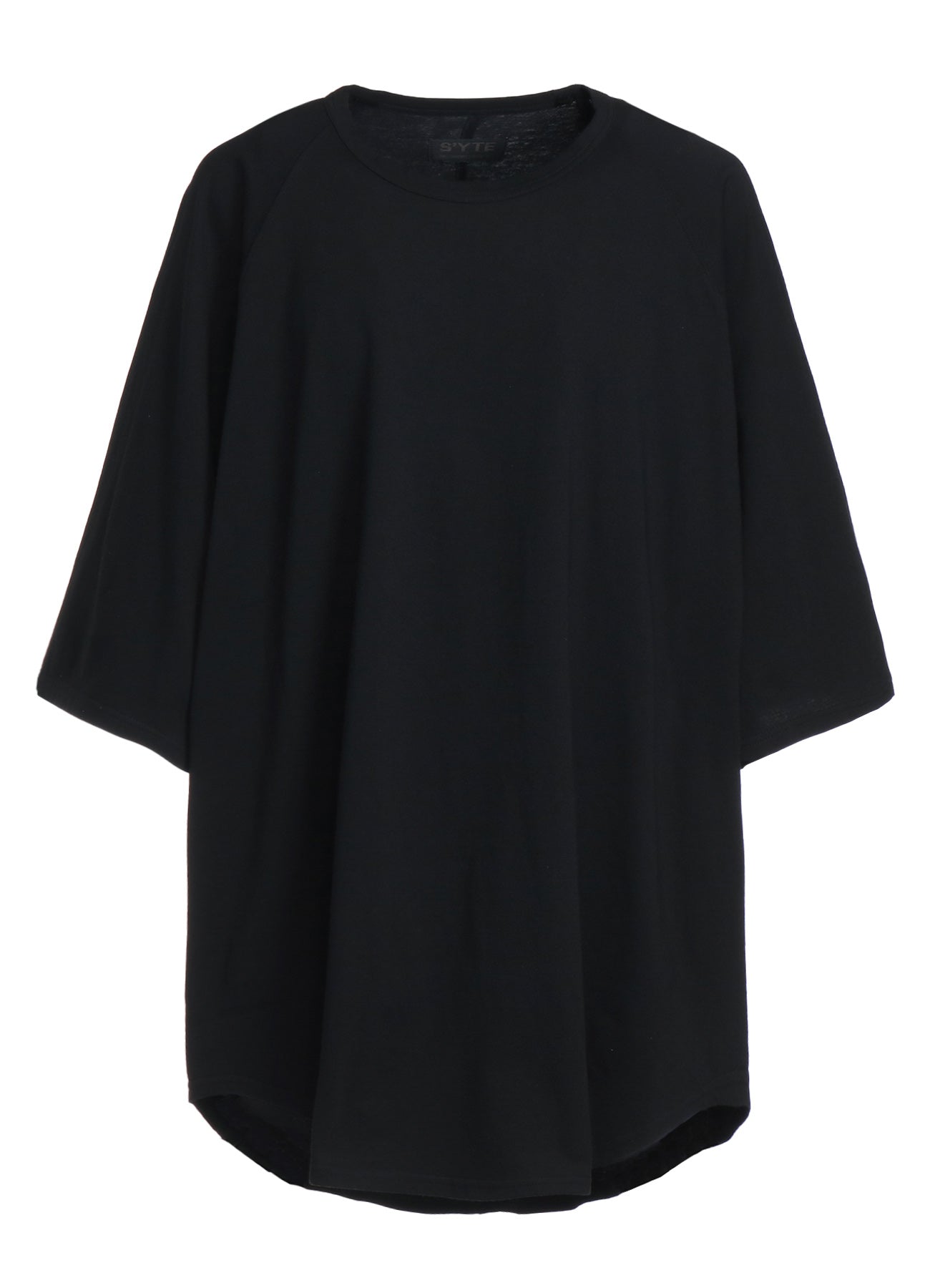 Oversized Cotton Jersey Raglan Sleeve T-Shirt with Back Center Stitch - Comfortable Casual Wear for Everyday Outfits & Street Style Fashion